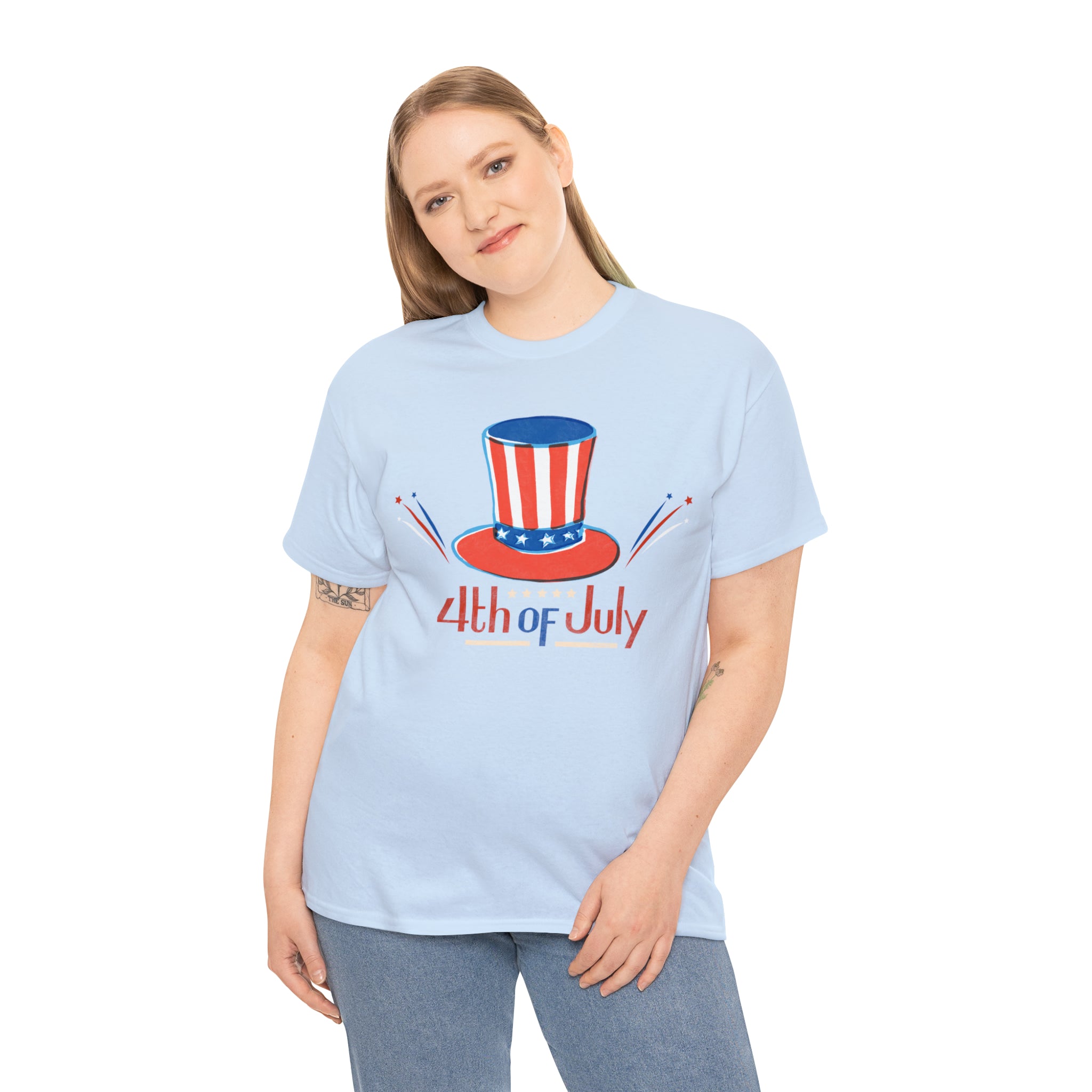 4th Of July Unisex Heavy Cotton Tee