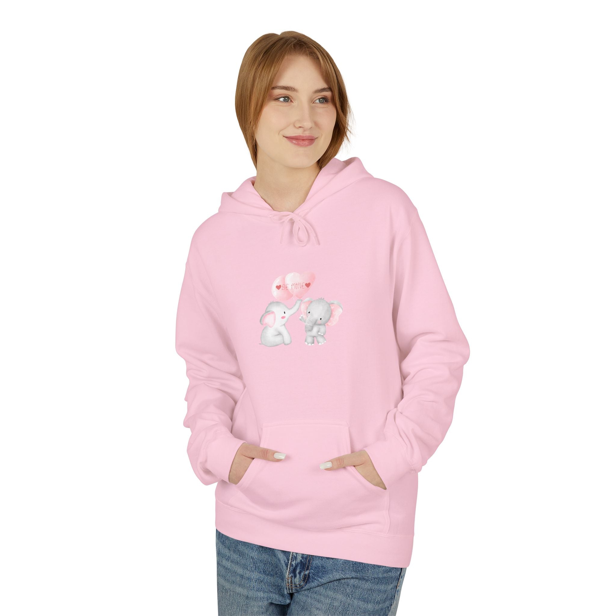 Be Mine Love Unisex Midweight Softstyle Fleece Hoodie