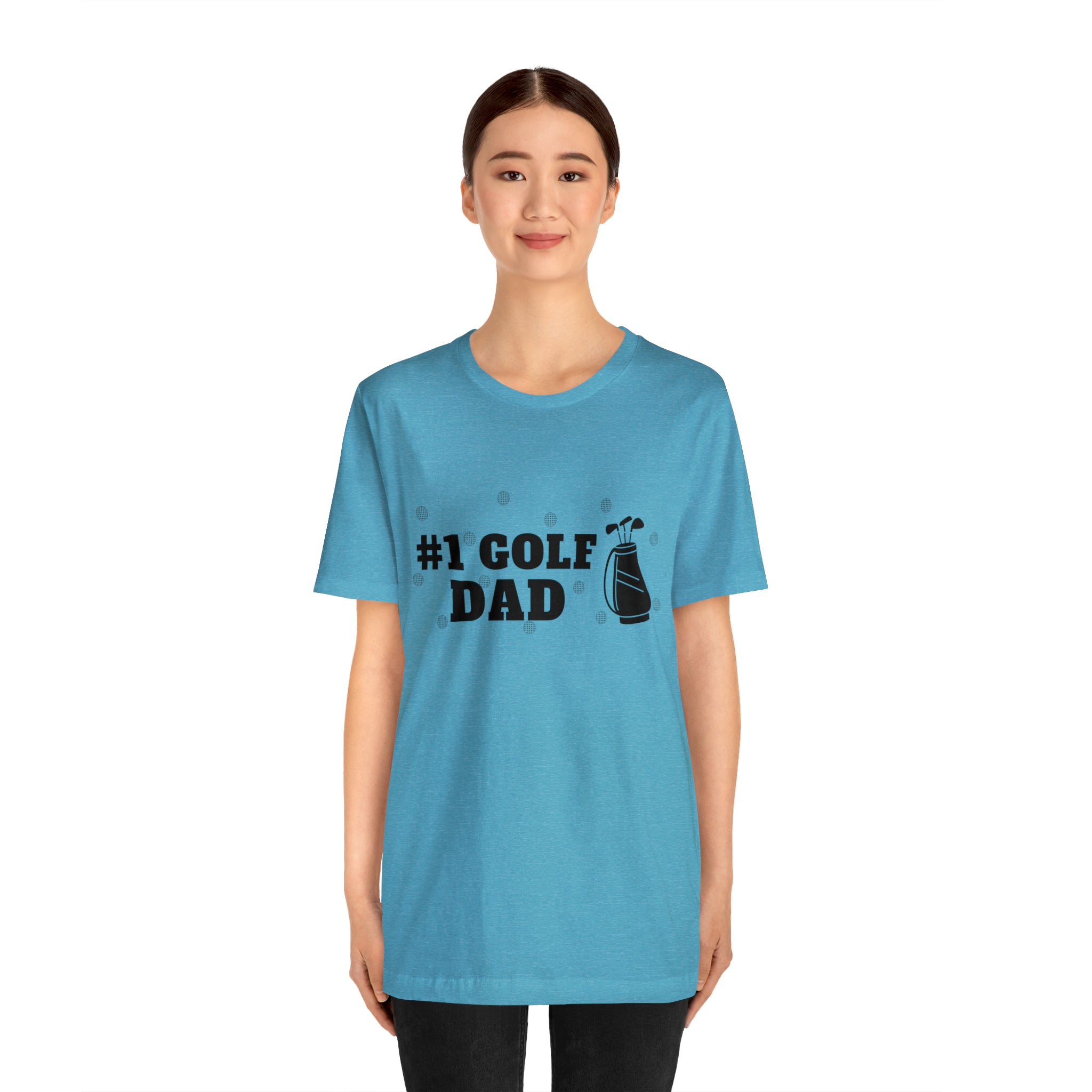 Happy Father's Day Golf Unisex Jersey Short Sleeve Tee