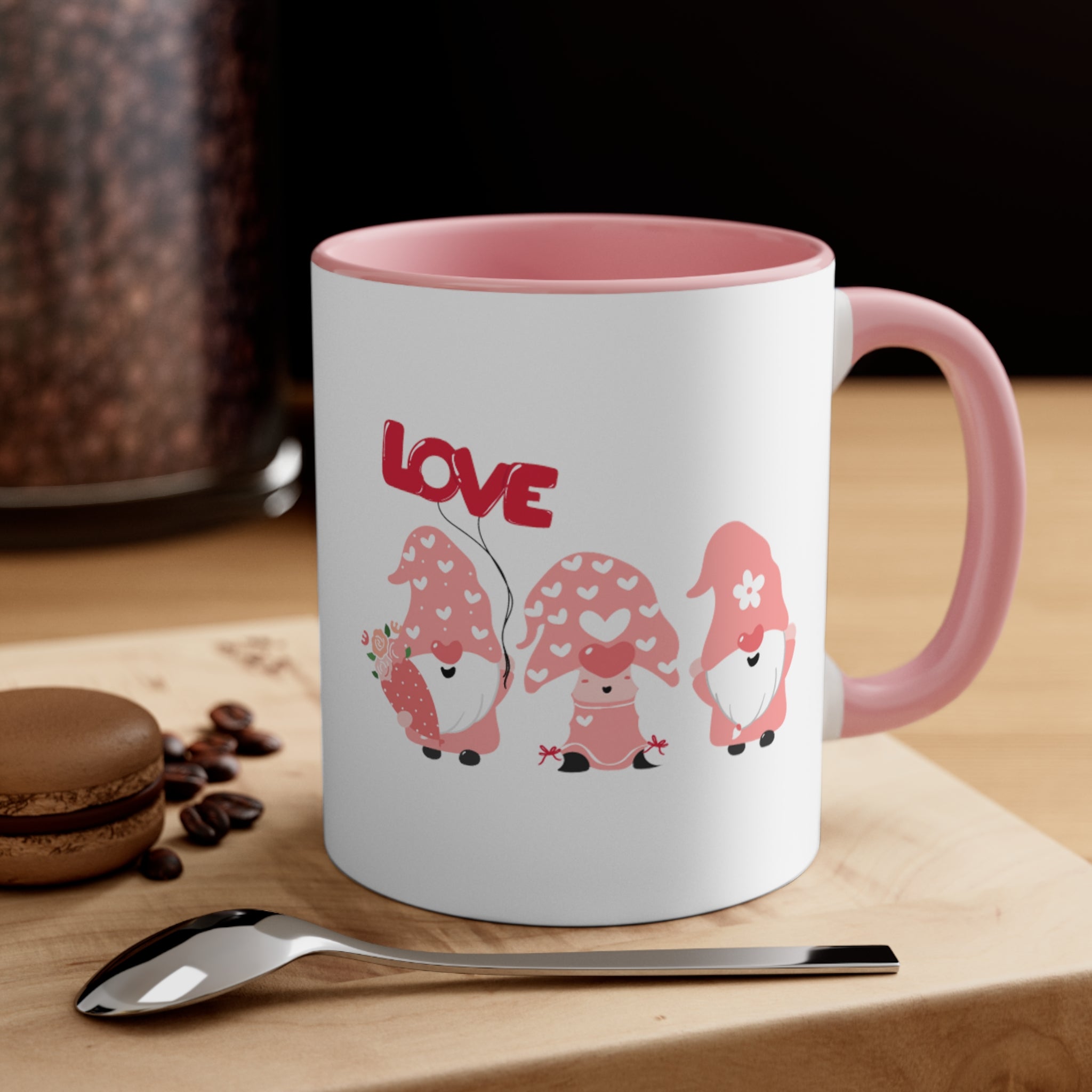 Love Gnome Day Accent Coffee Mug, 11oz
