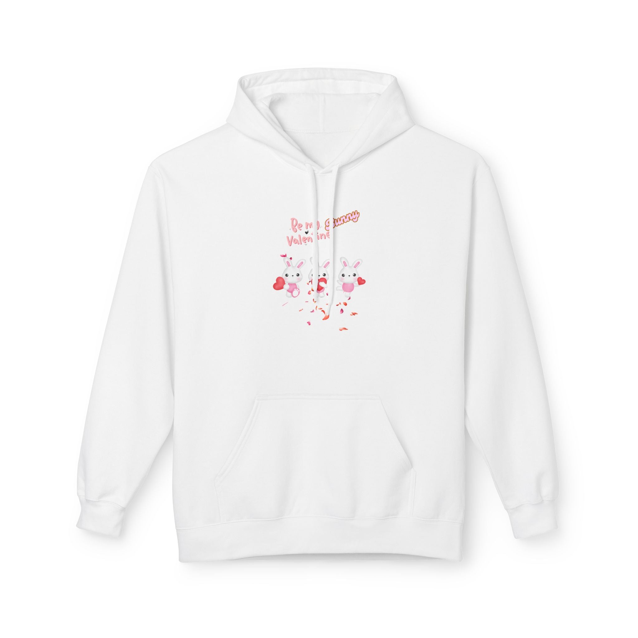 My Bunny Valentine Unisex Midweight Softstyle Fleece Hoodie