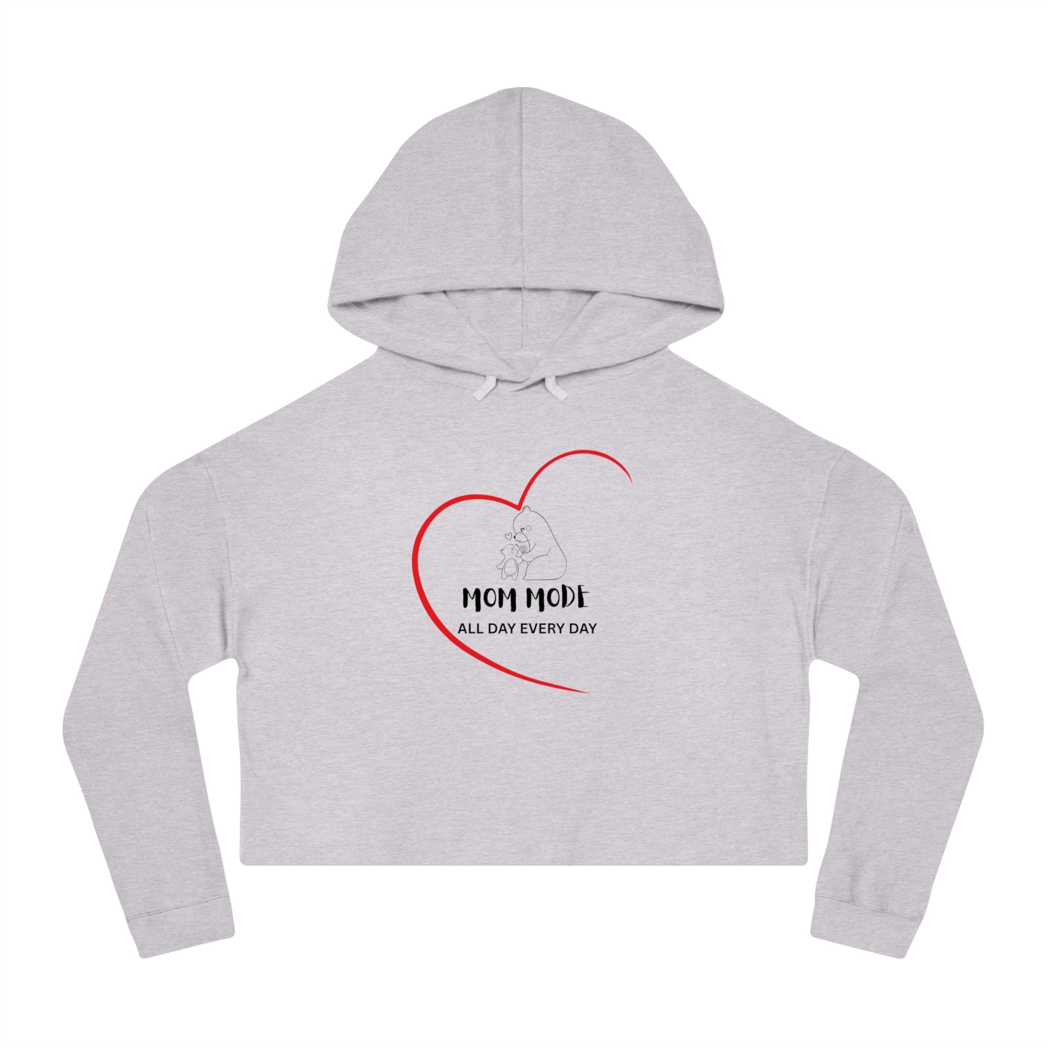 Mom Mode Cropped Hoodie