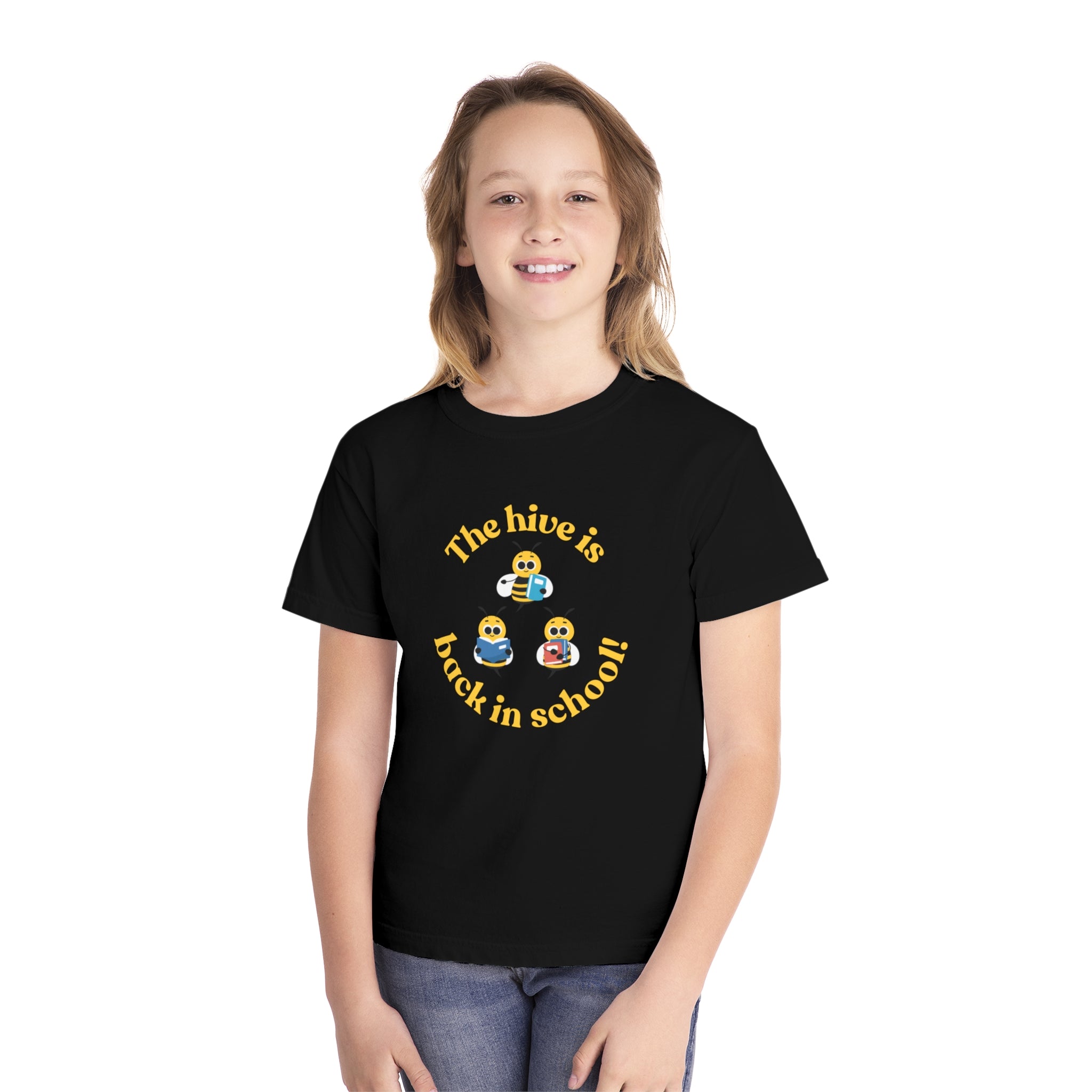 The Hive Is Back In School Youth Midweight Tee