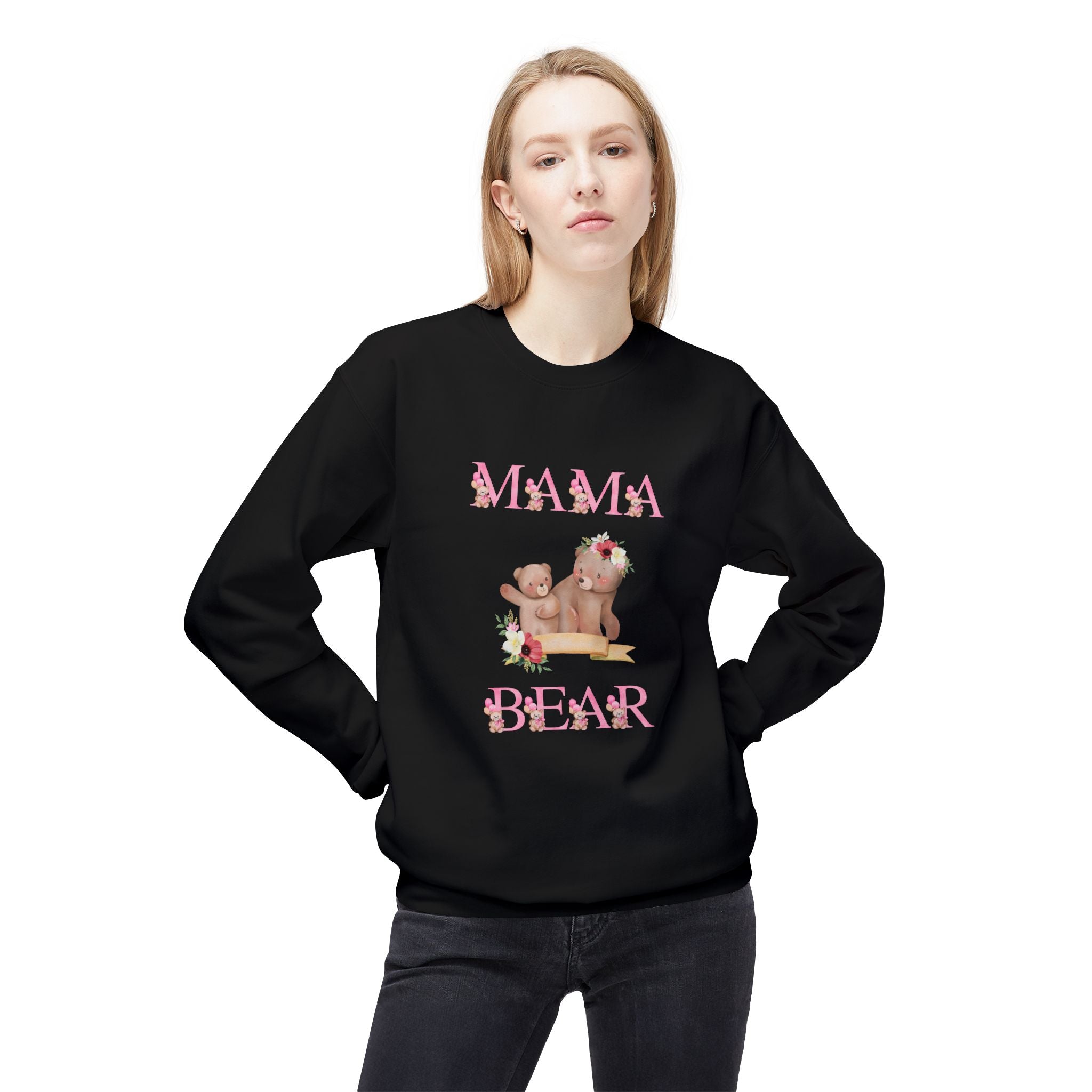 Mama Bear Crewneck Sweatshirt for Moms