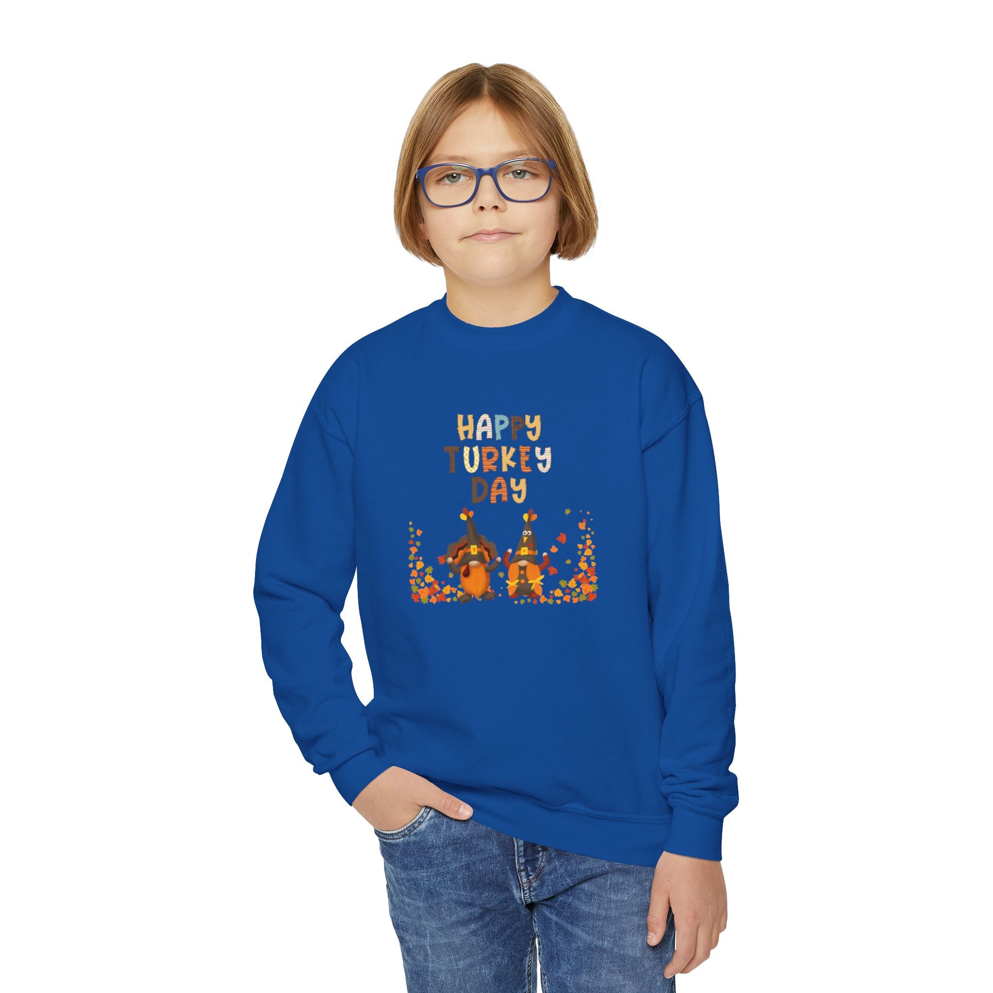 Thankful Day Youth Crewneck Sweatshirt