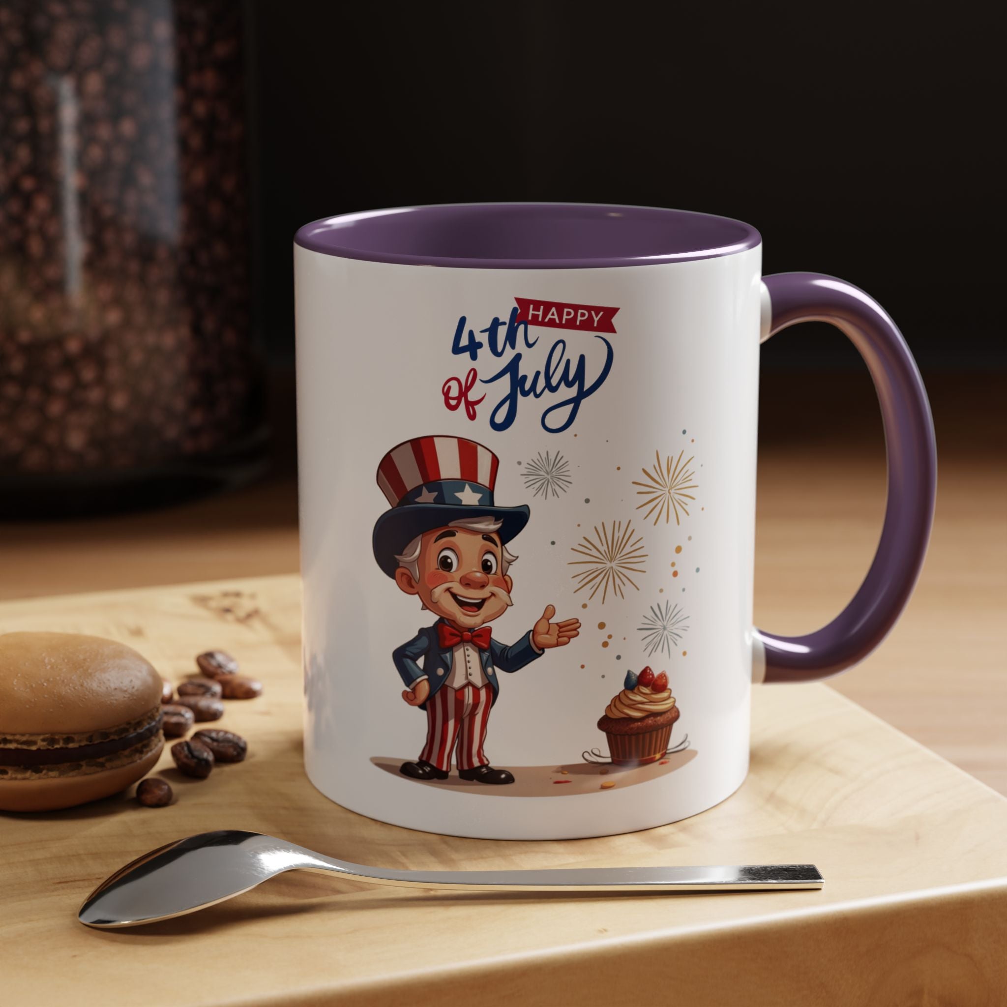 Uncle Sam Happy 4th of July Coffee Mug