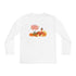 Happy Thanksgiving Turkey Youth Long Sleeve Competitor Tee