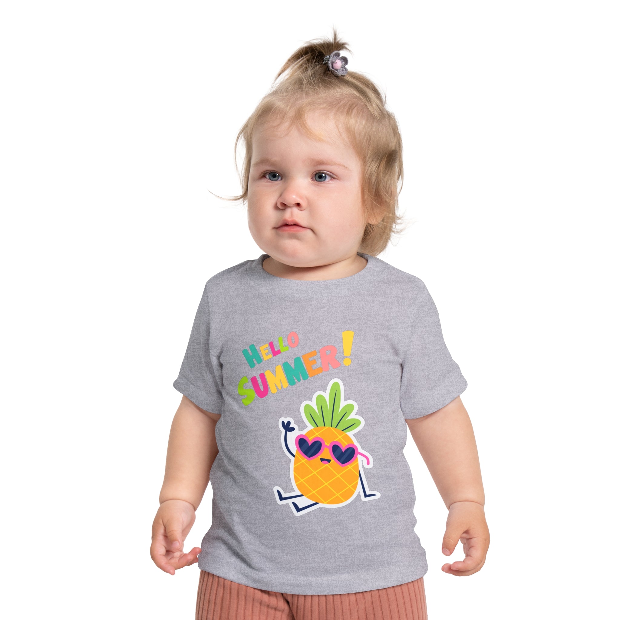 Hello Pineapple Summer Baby Short Sleeve T-Shirt