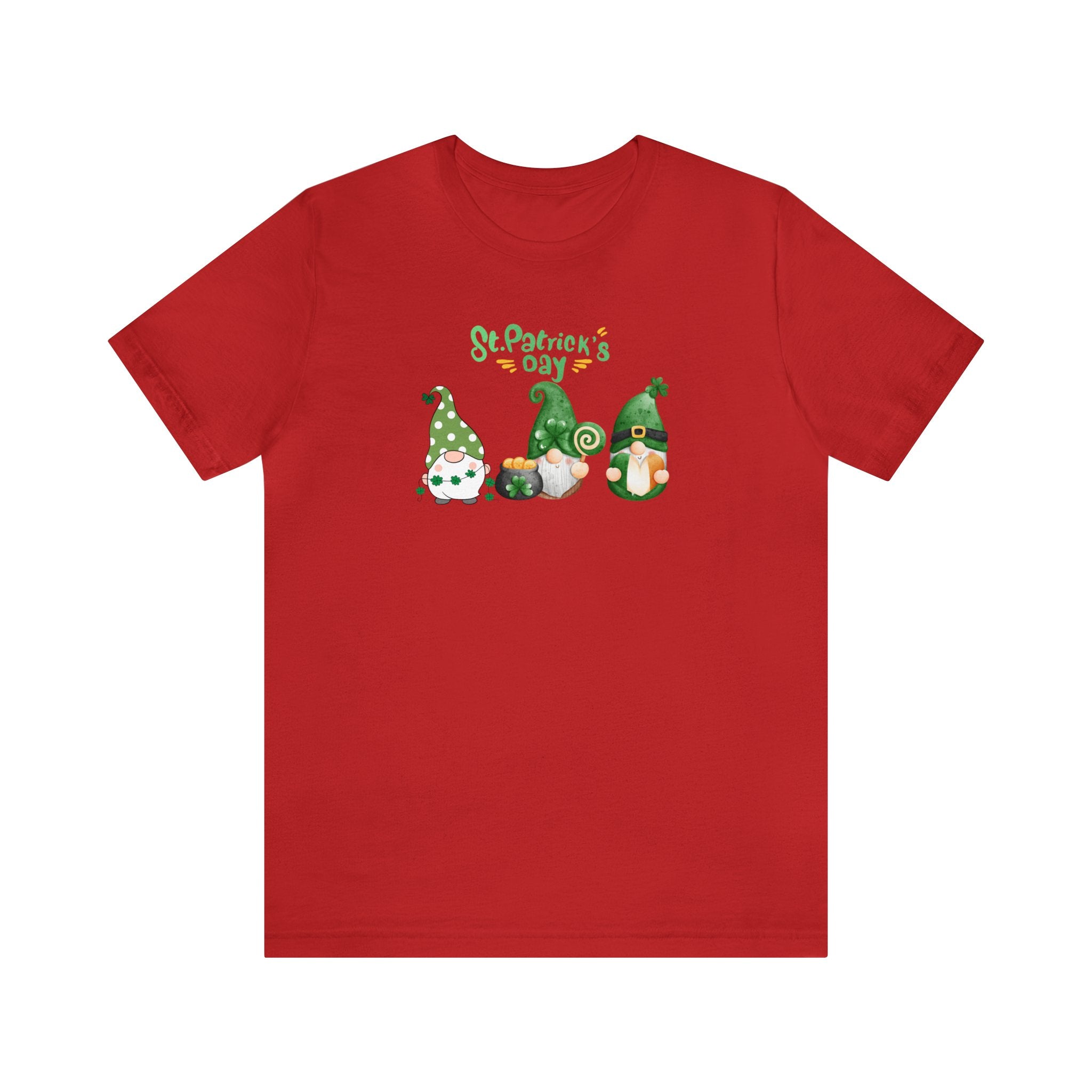St. Patty's Day Gnome Unisex Jersey Short Sleeve Tee