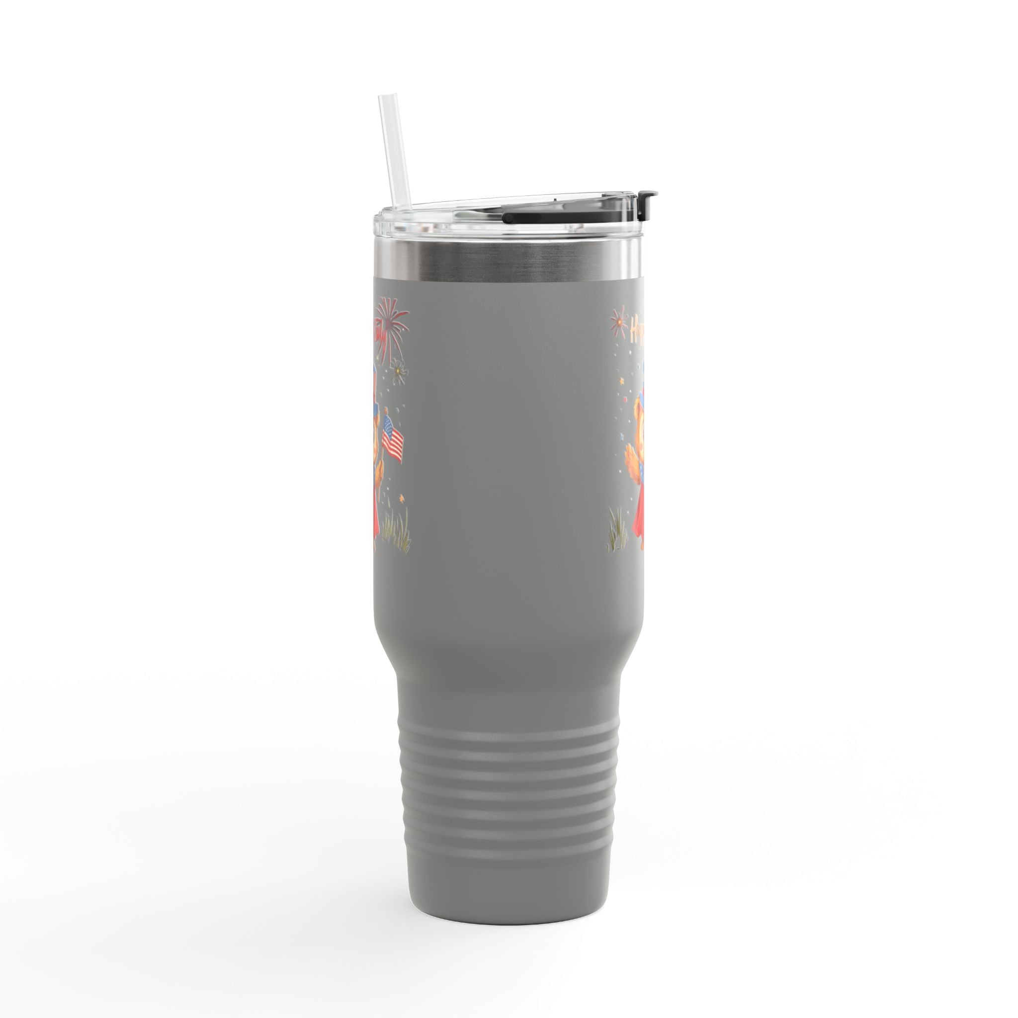 Happy Independence Day  Insulated Travel Mug, 40oz