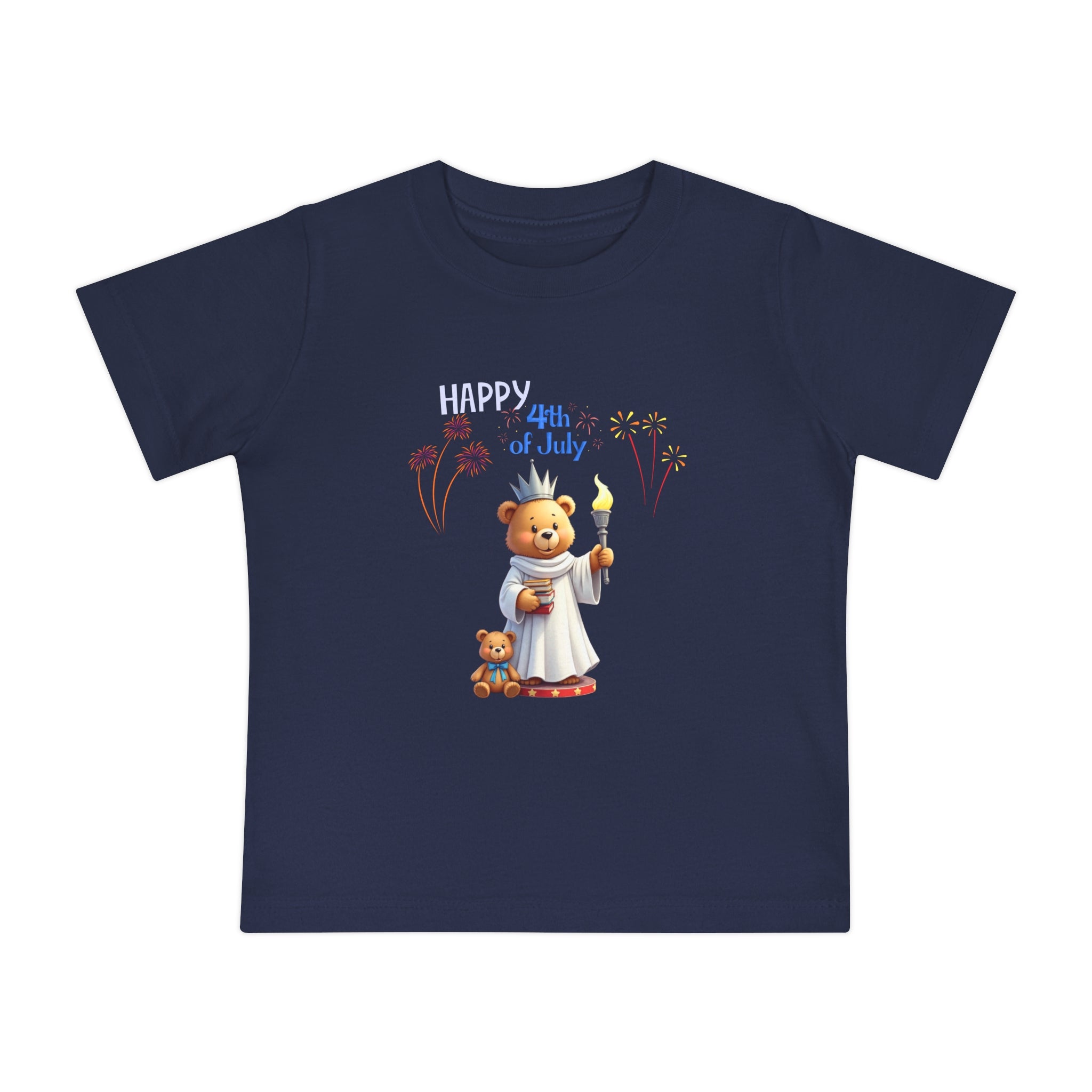 Lady Liberty Baby Short Sleeve Tee Shirt