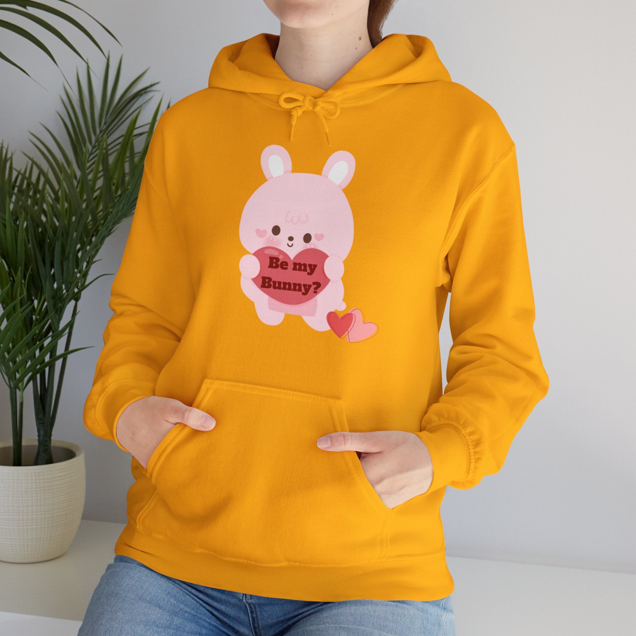 V-Day Bunny Unisex Heavy Blend™ Hooded Sweatshirt