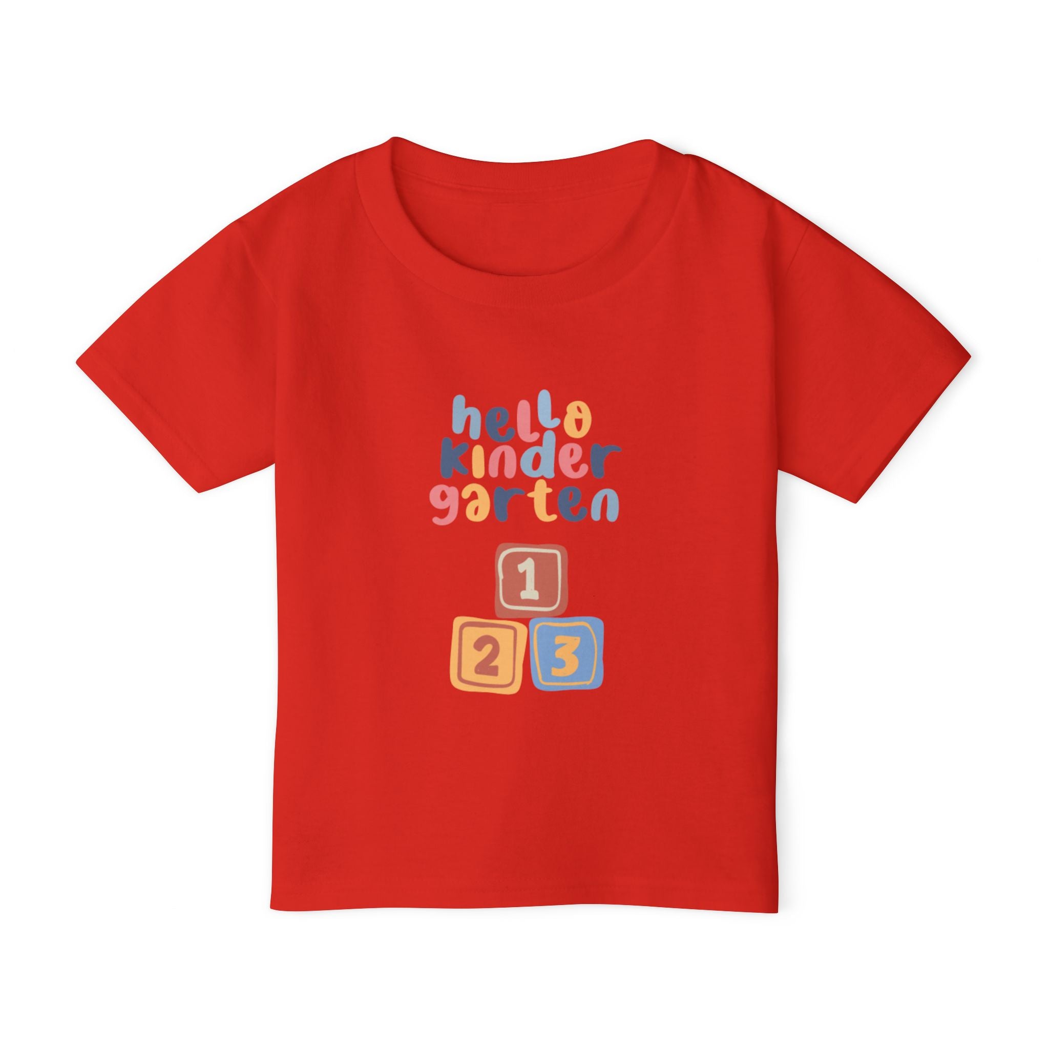 Hello Kindergarten Heavy Cotton™ Toddler T-shirt