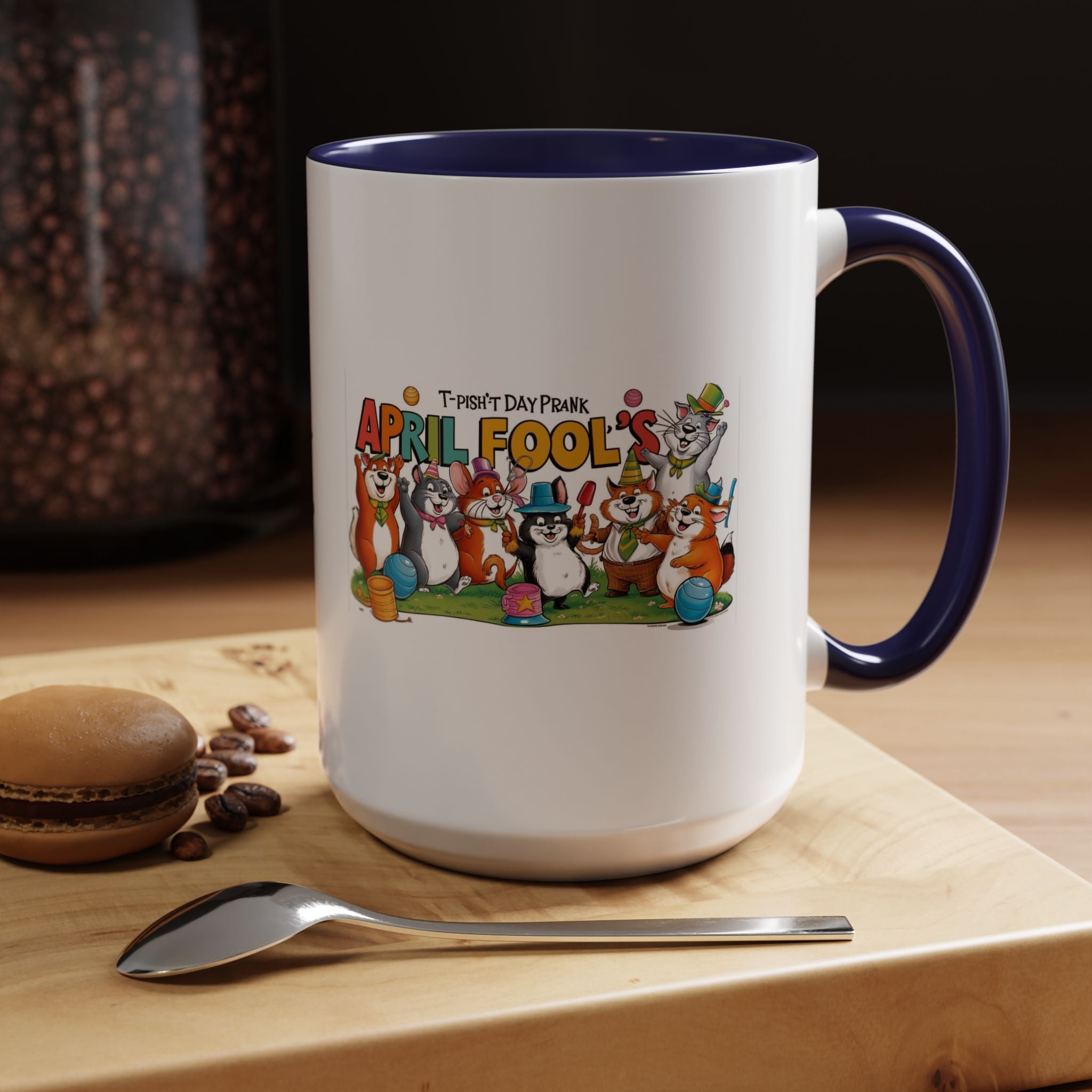 T-Pish'-T Day Prank Accent Coffee Mug