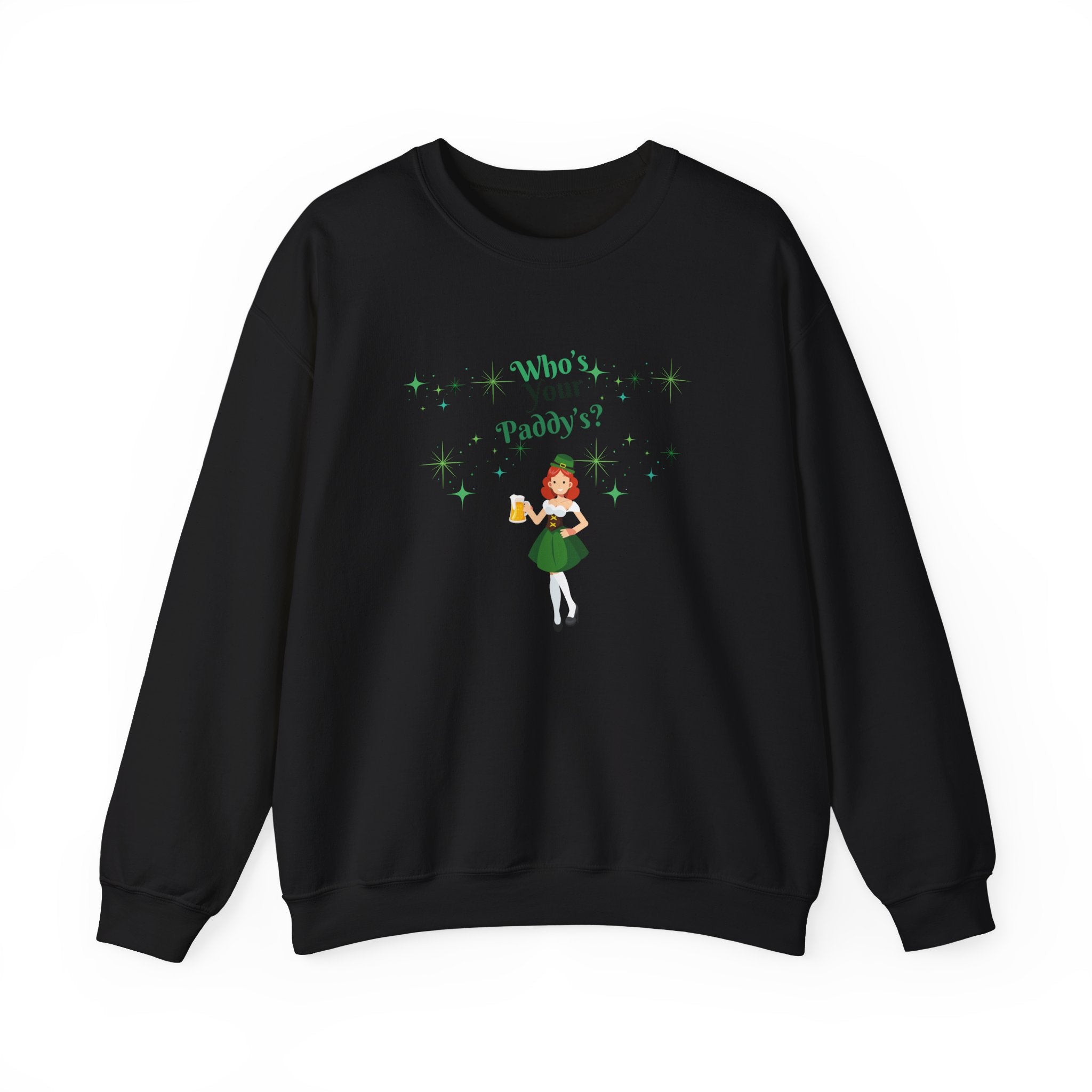 Who's Your Paddy's? Unisex Crewneck Sweatshirt - Perfect for St. Patrick's Day Celebrations