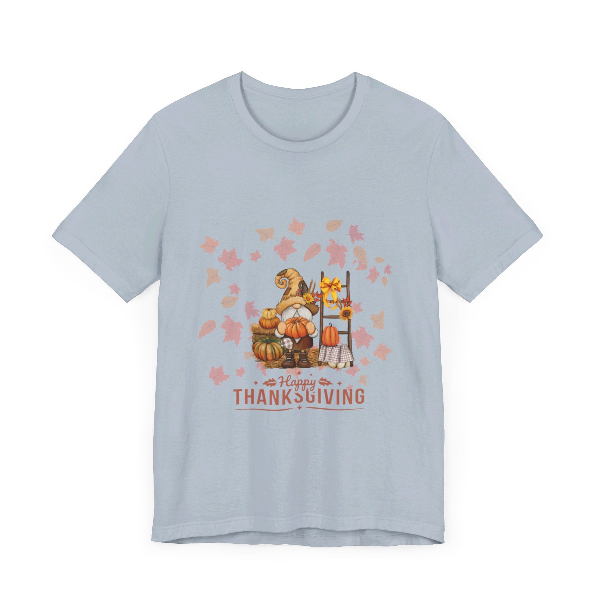 Gnome Happy Thanksgiving Unisex Jersey Short Sleeve Tee