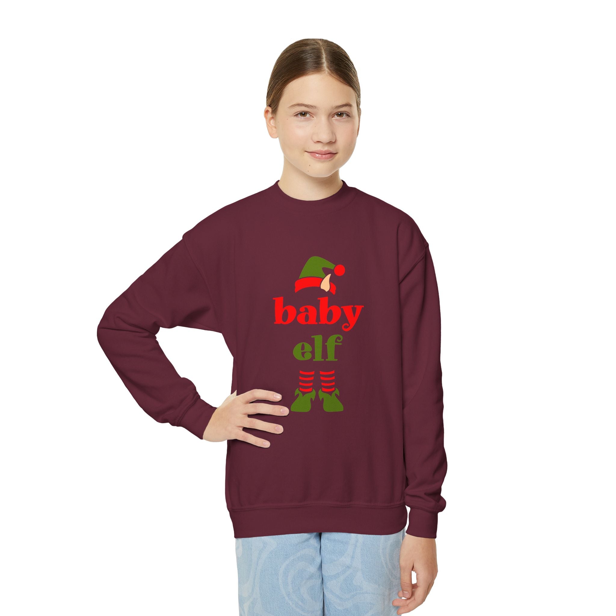Baby Elf Youth Crewneck Sweatshirt