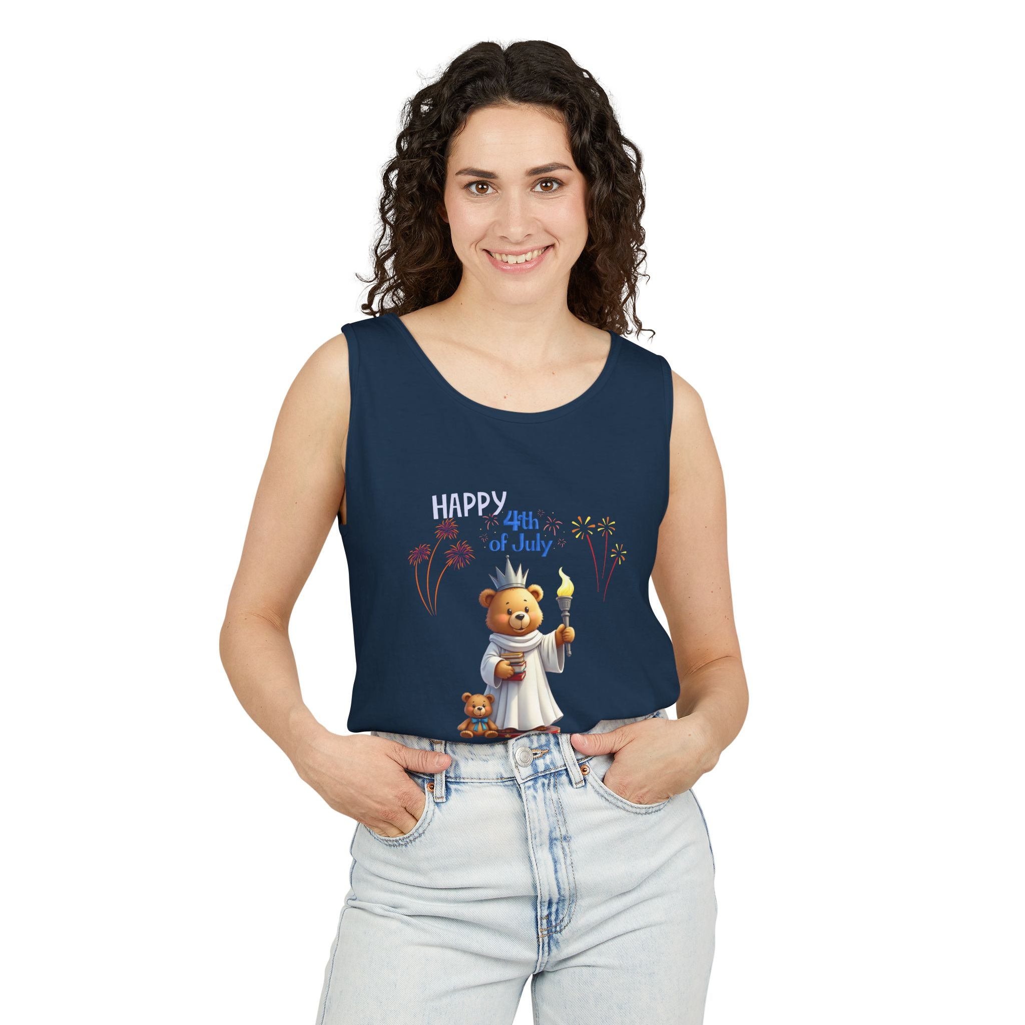 Lady Liberty Unisex Tank Top