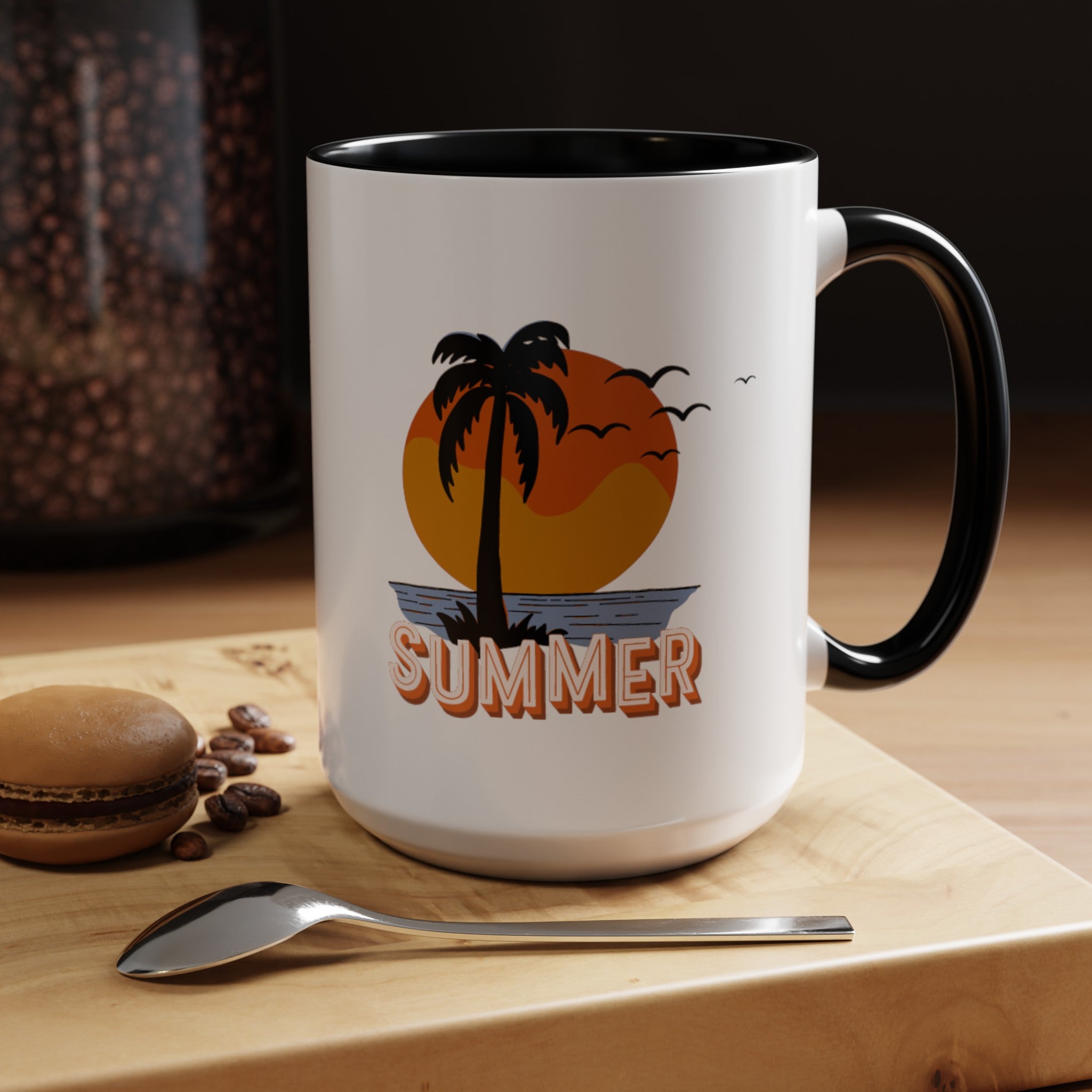 Summer Sunset Accent Coffee Mug (11, 15oz)