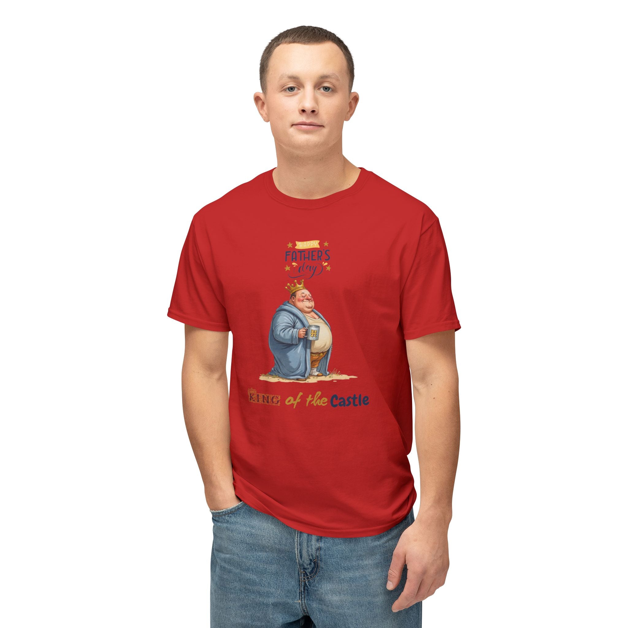 Father's Day King of the Castle T-Shirt Unisex Casual Tee