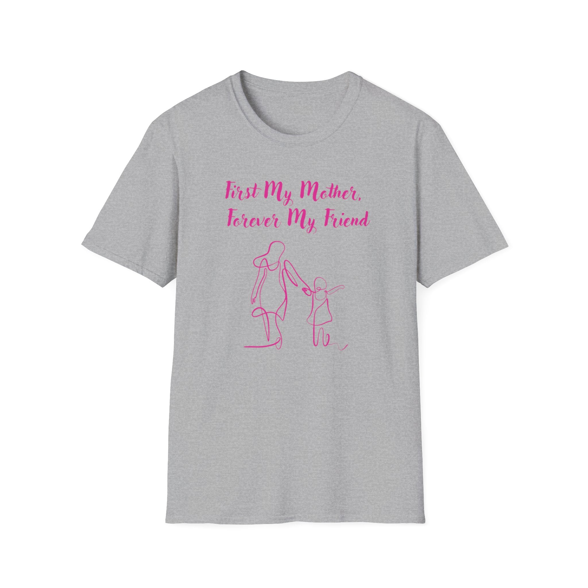 First My Mother Forever My Friend Unisex Softstyle T-Shirt