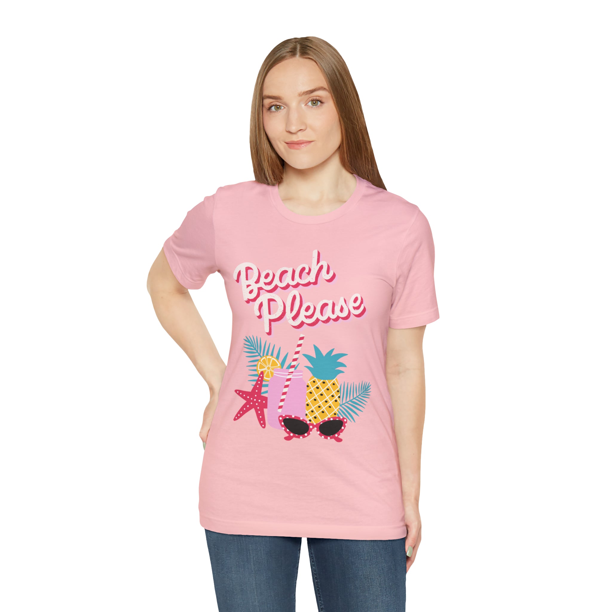 Beach Please Unisex Jersey Short Sleeve Tee