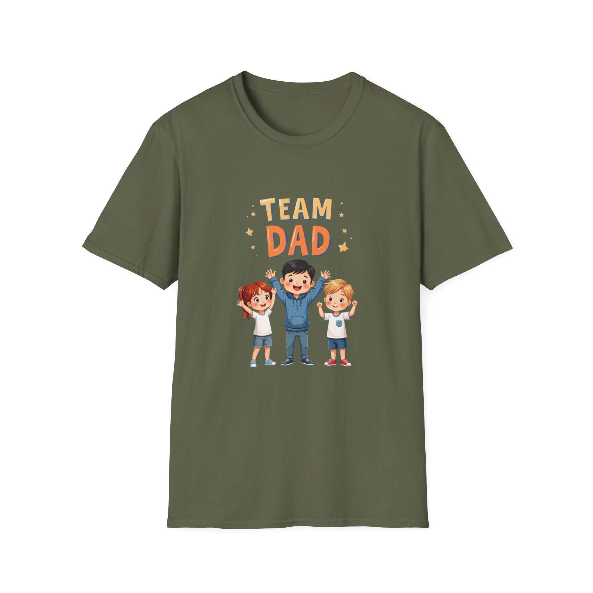 Team Dad Unisex Softstyle T-Shirt, Father's Day Gift, Family Tee, Dad Shirt, Great for Celebrations, Fun Casual Wear