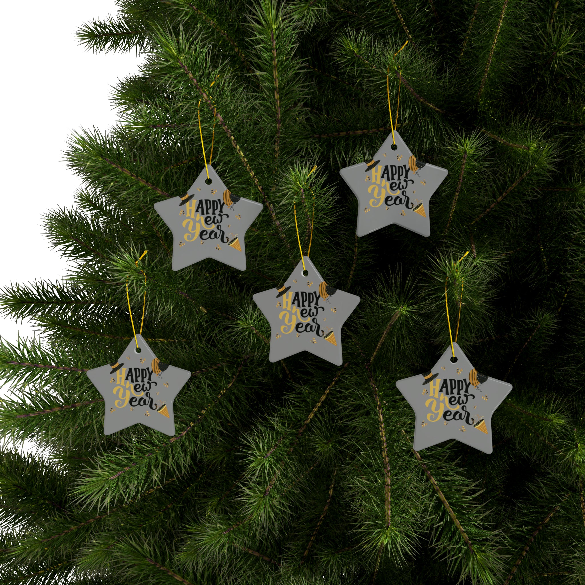Wishing You A Great Year Ahead! Ceramic Ornaments (1pc, 3pcs, 5pcs, 10pcs)