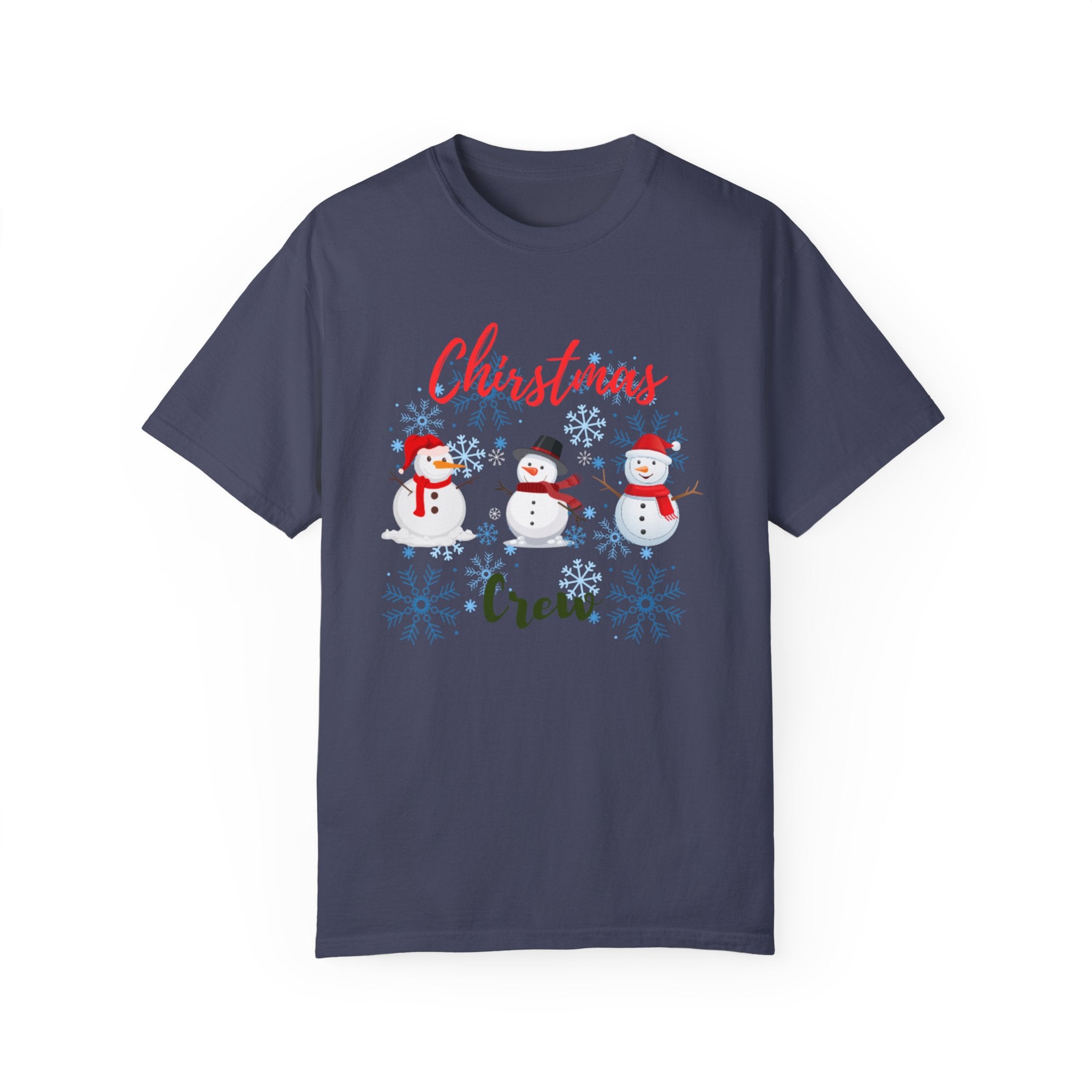 Christmas Crew Unisex Garment-Dyed T-shirt