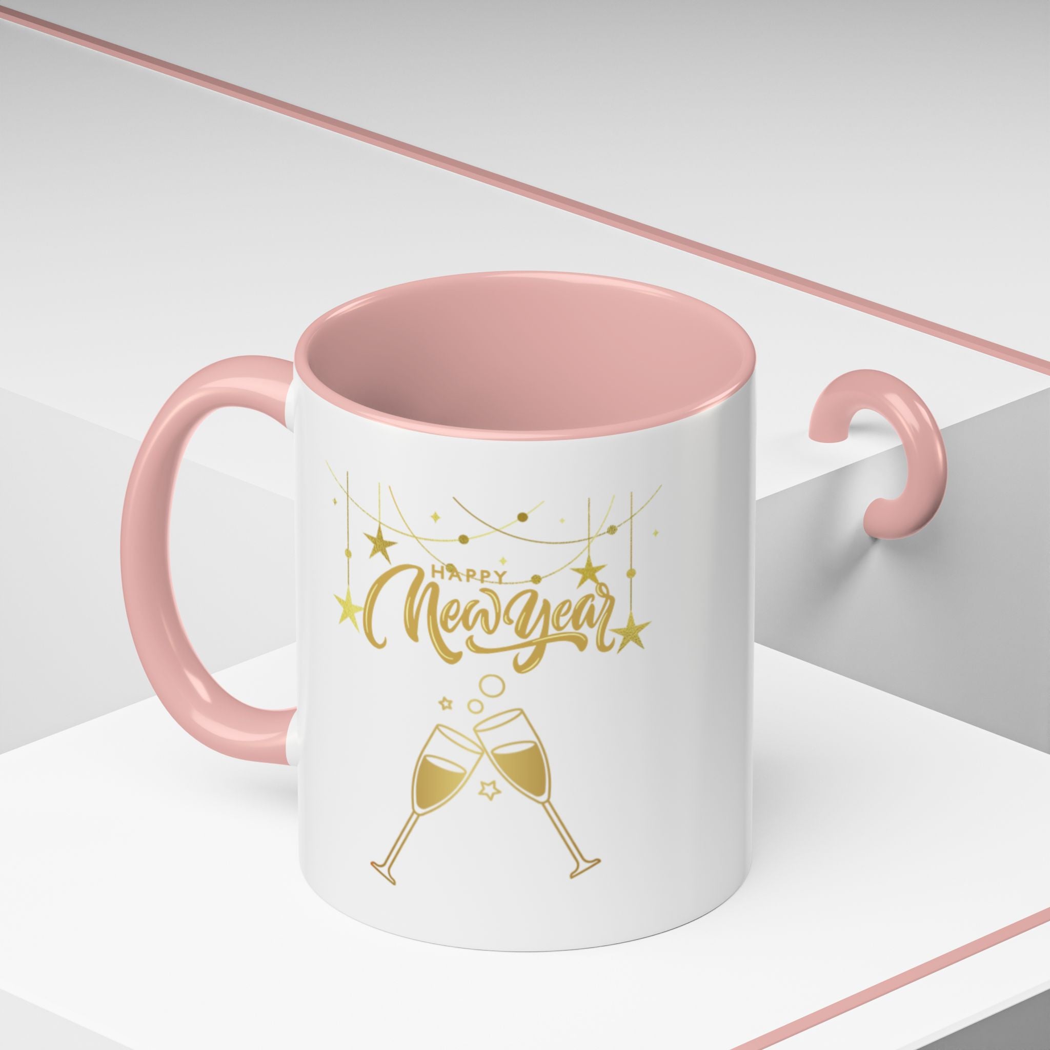 Happy New Year Accent Coffee Mug (11, 15oz)
