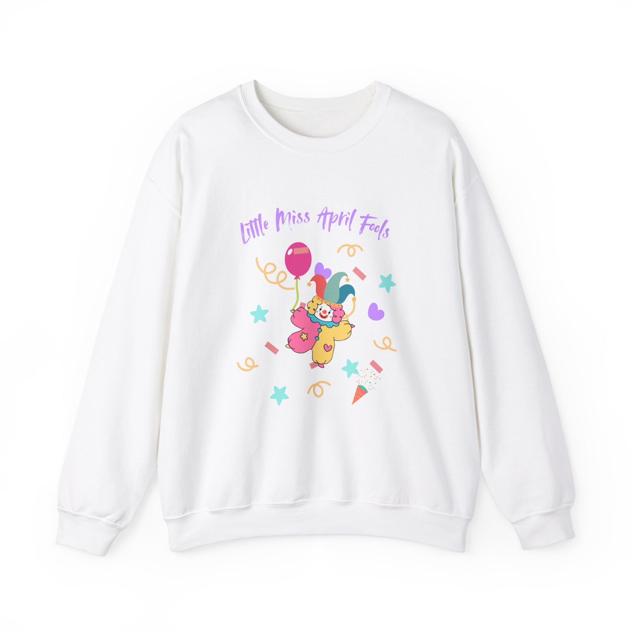 Little Miss April Fool's Day Unisex Heavy Blend™ Crewneck Sweatshirt