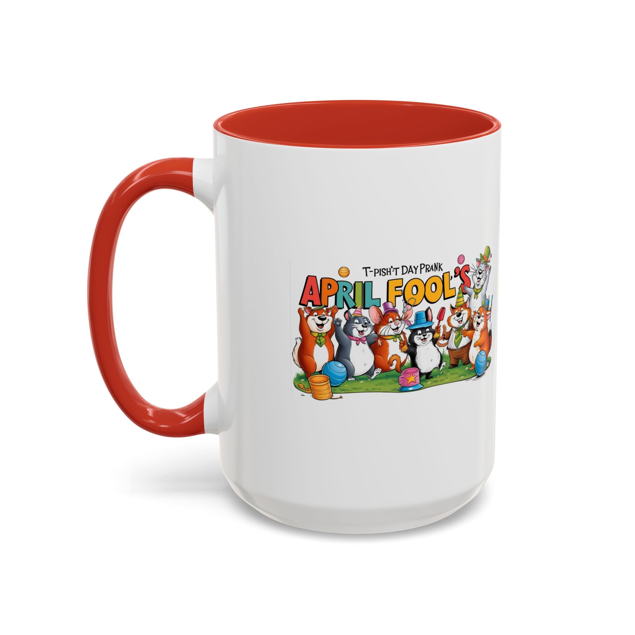 T-Pish'-T Day Prank Accent Coffee Mug