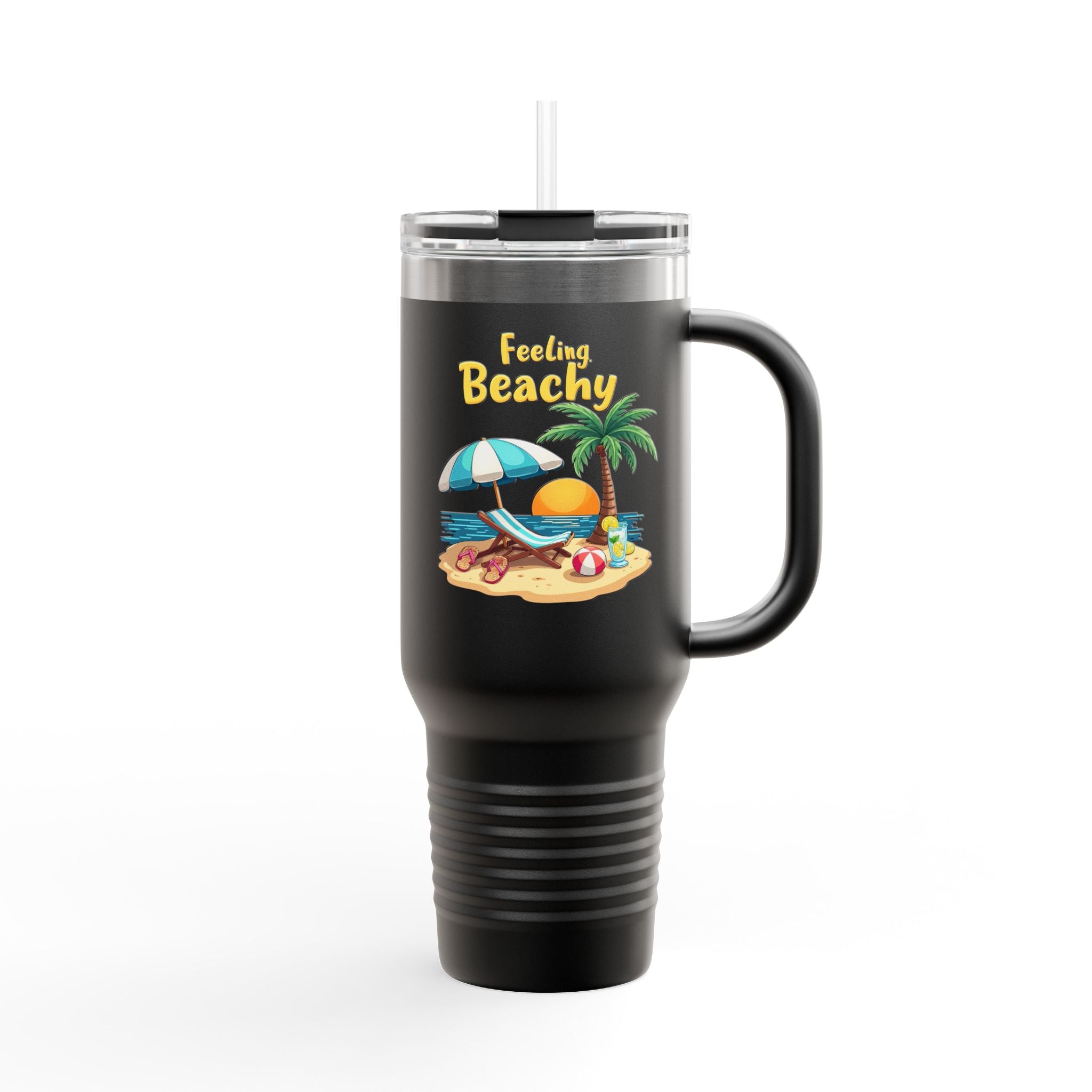 Feeling Beachy Insulated Travel Mug, 40oz