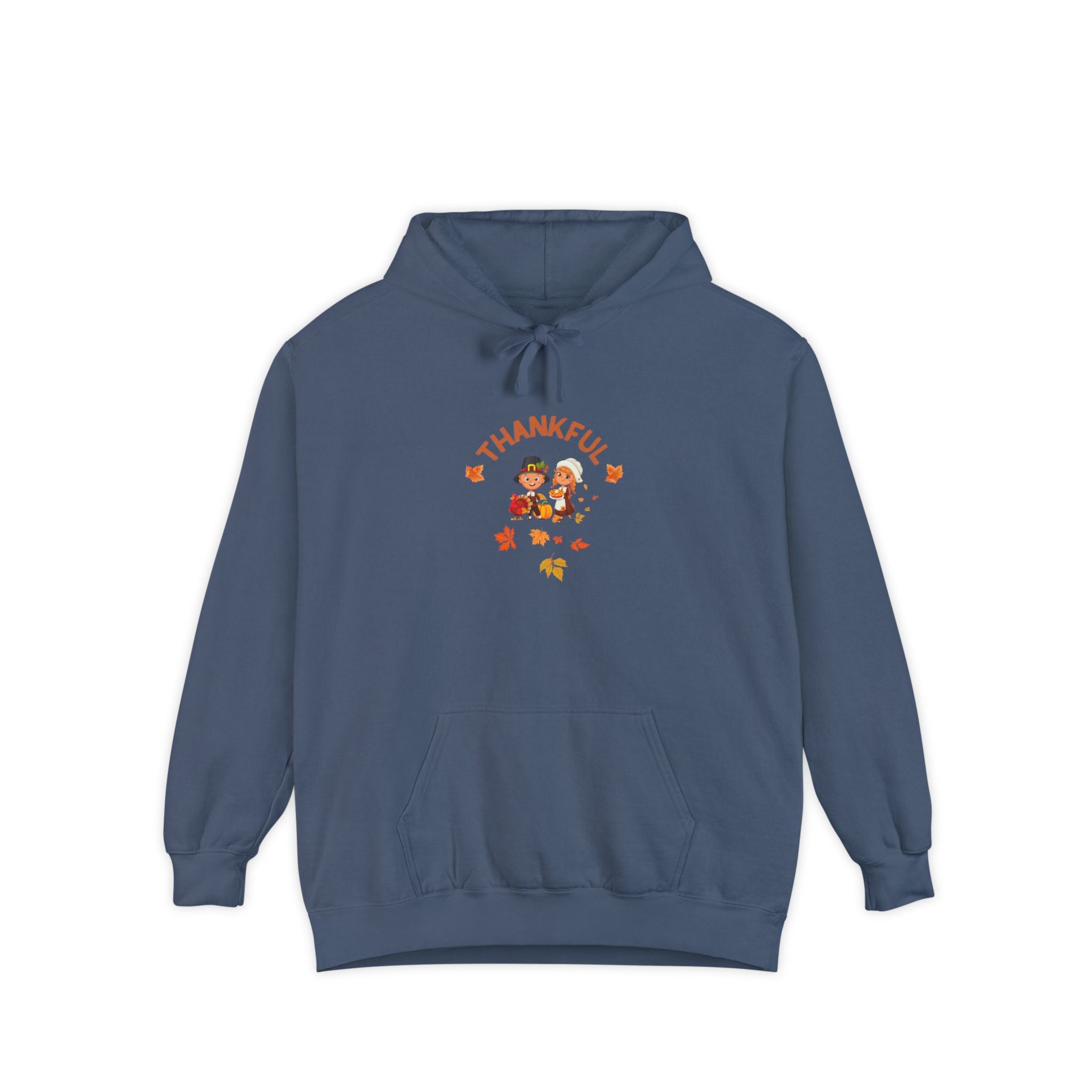 Pilgrims Turkey Day Unisex Garment-Dyed Hoodie