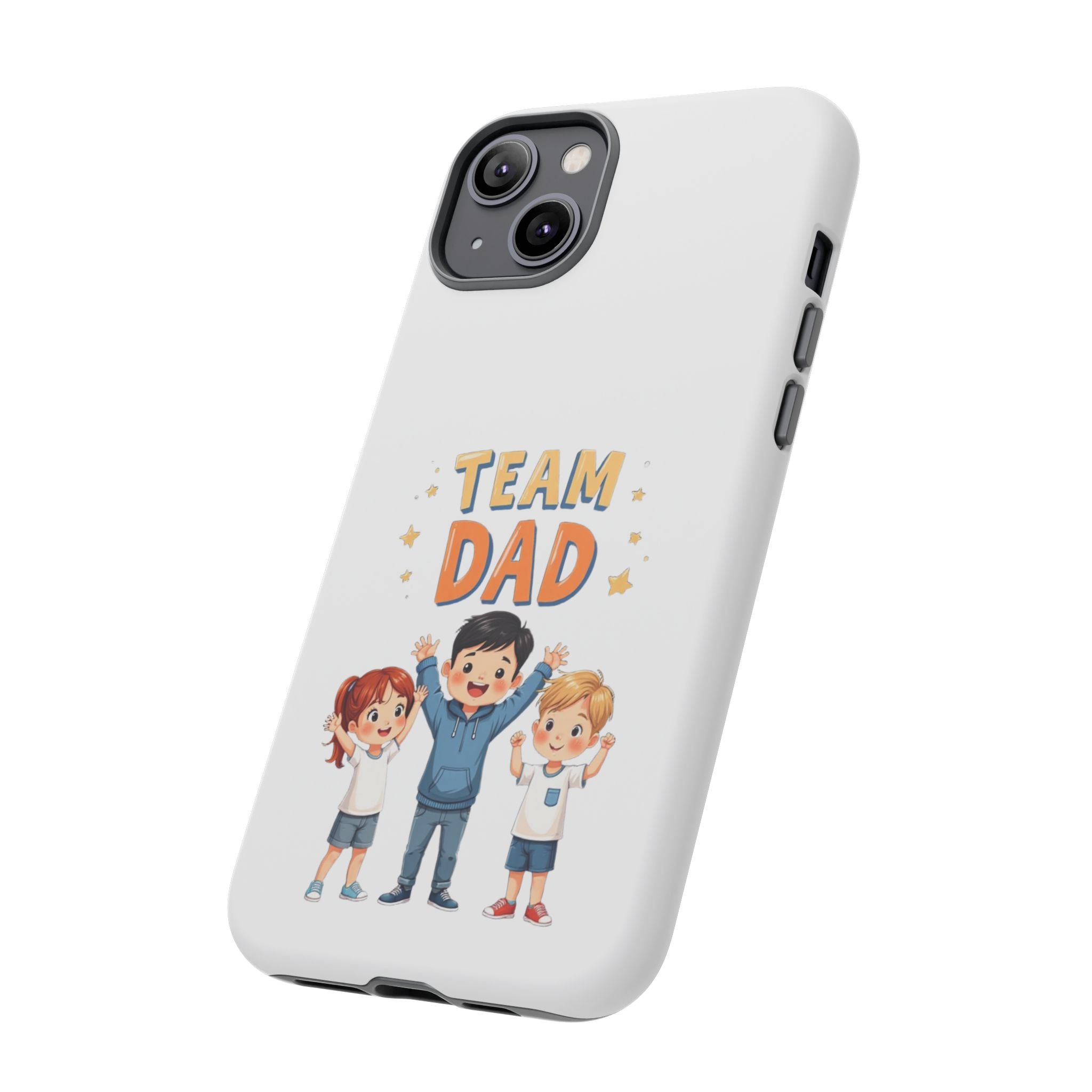 Team Dad Phone Case, Fun Gift for Fathers, Durable Phone Protector, Cute Dad Team Merchandise, Father's Day Special
