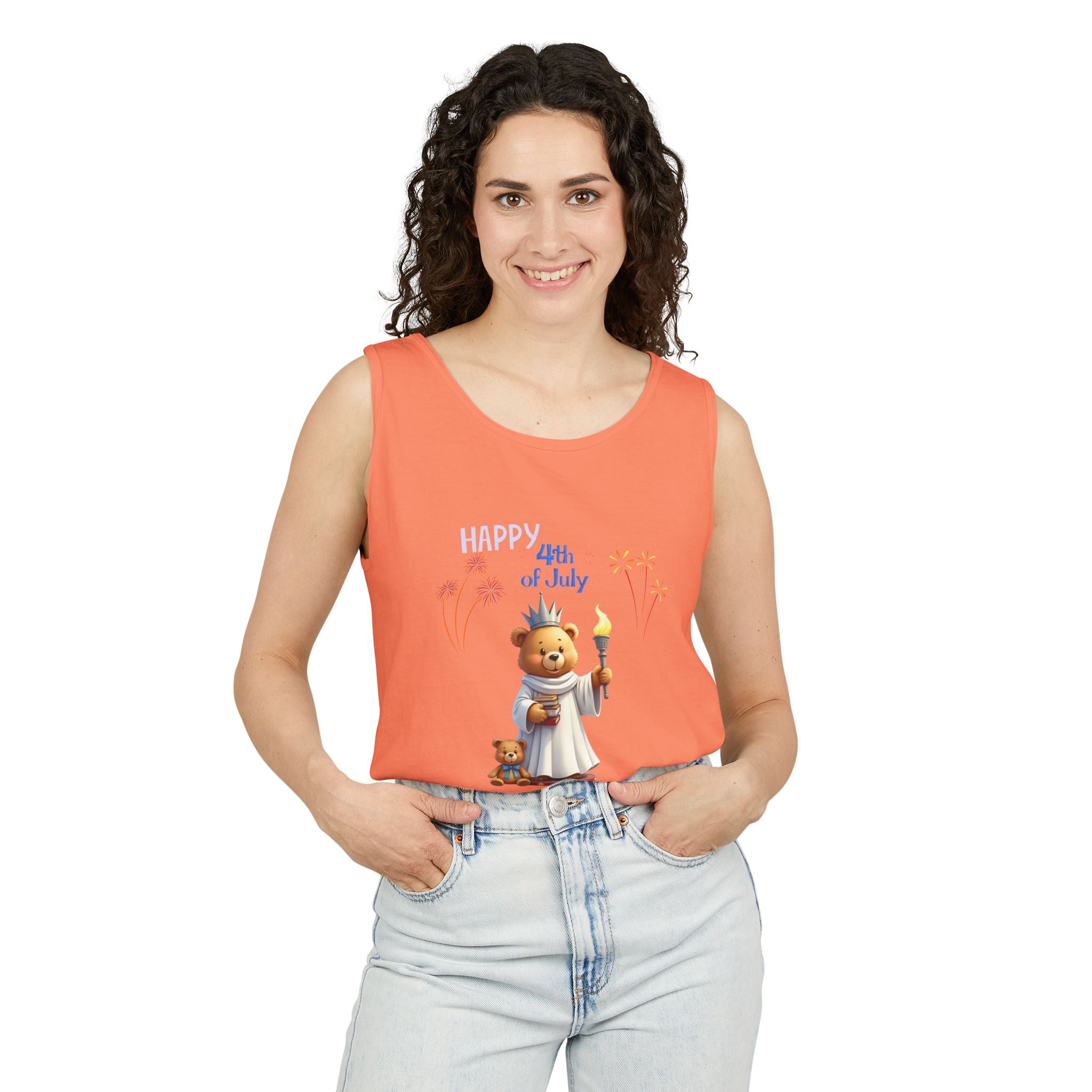 Lady Liberty Unisex Tank Top