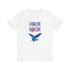 Land Of The Free Home Of The Brave Unisex Jersey Short Sleeve Tee