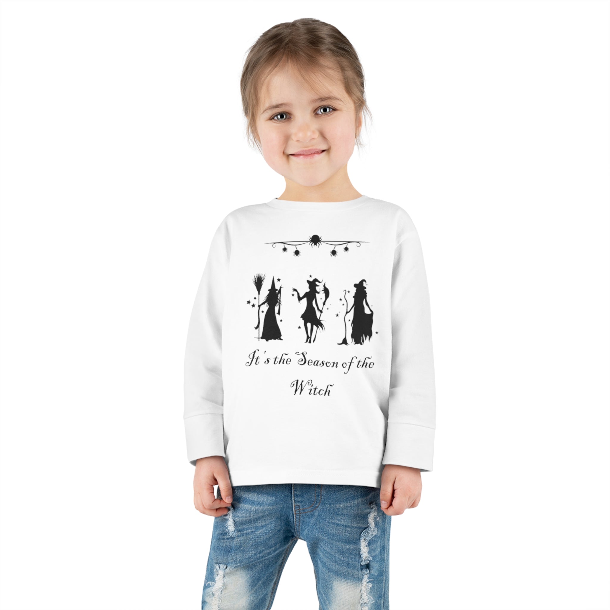 It's The Season of the Witch Toddler Long Sleeve Tee