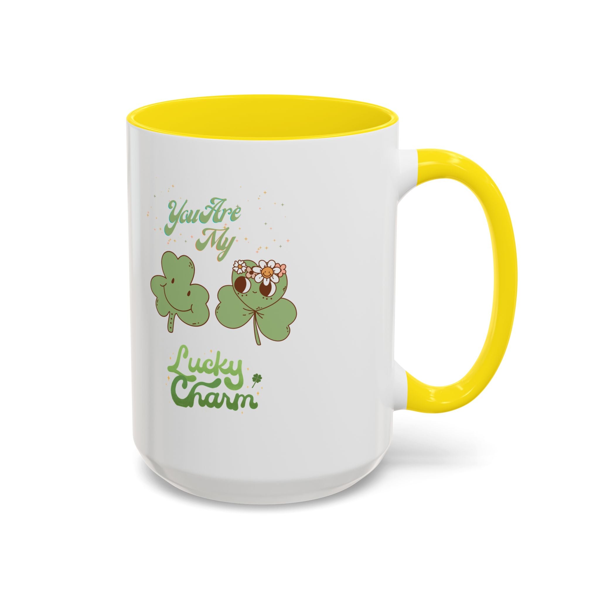 You're my Lucky Charm Accent Coffee Mug - St. Patrick's Day Gift