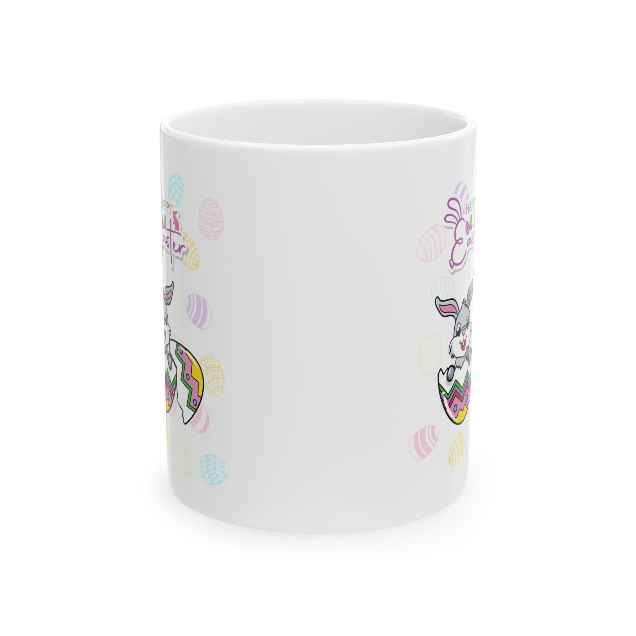 Easter Greetings Ceramic Mug - Colorful 11oz & 15oz