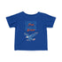 Land Of The Free Home Of The Brave Infant Fine Jersey Tee