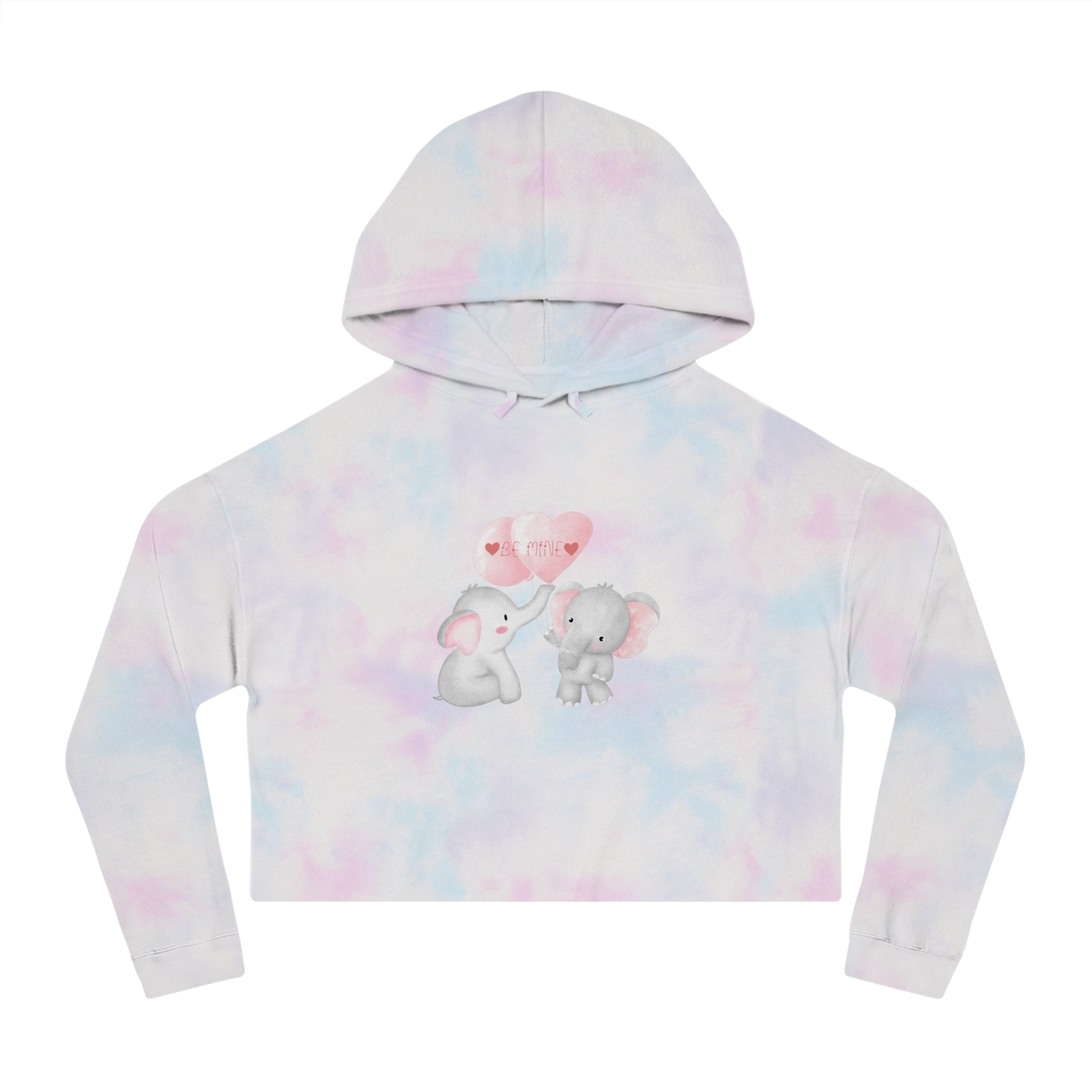 Be Mine Love Women’s Cropped Hooded Sweatshirt
