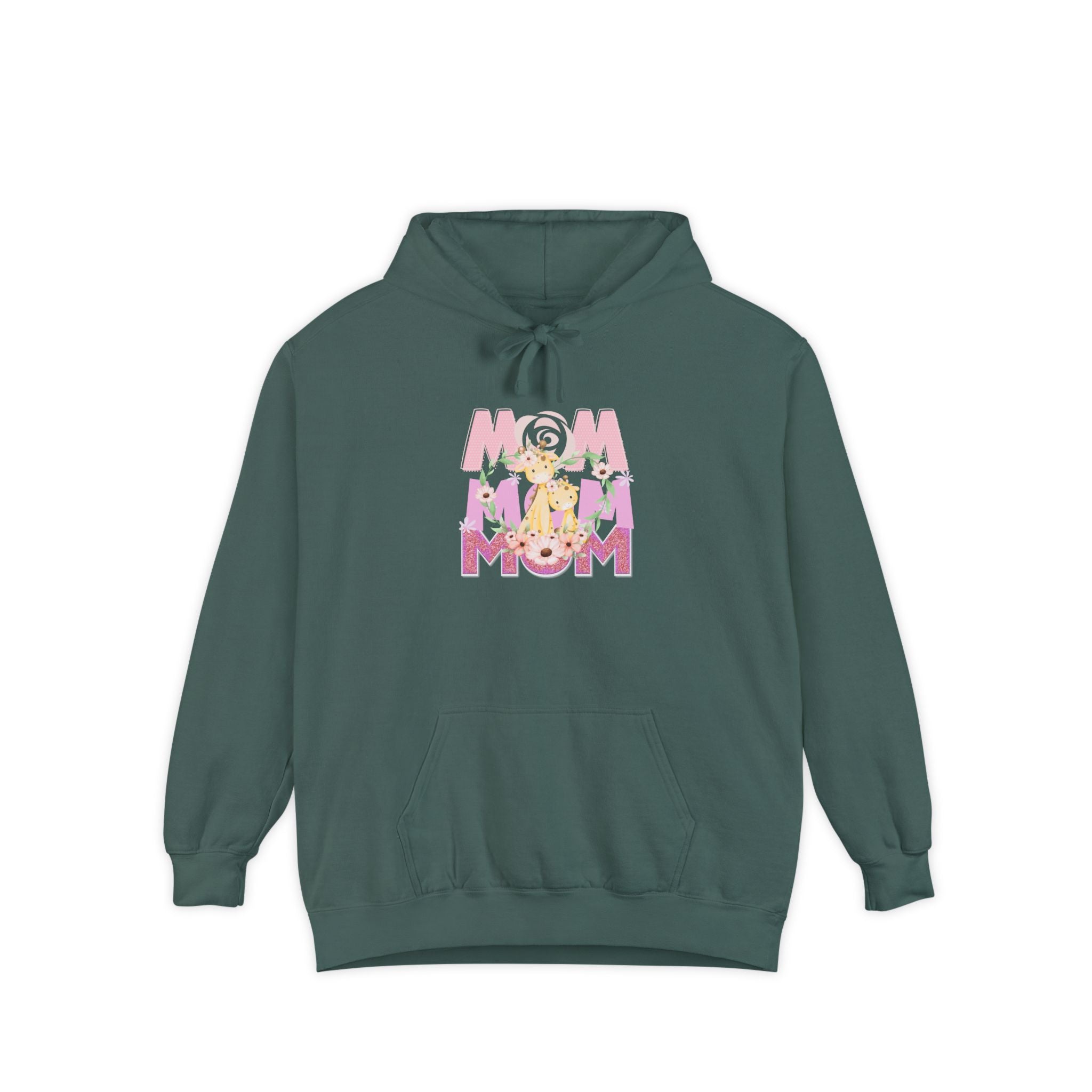 Our First Mother's Day Unisex Garment-Dyed Hoodie