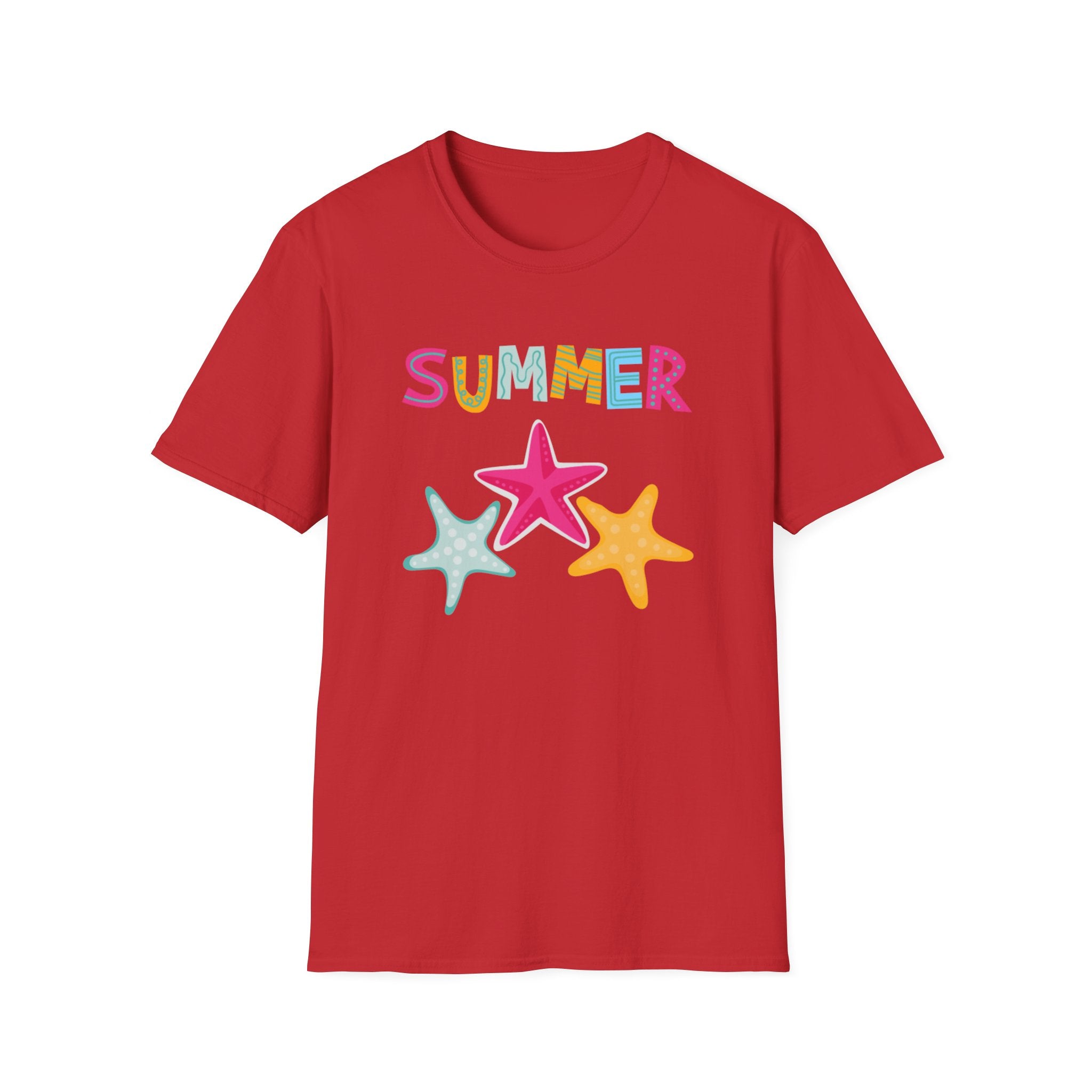 Summer Starfish Unisex Softstyle T-Shirt