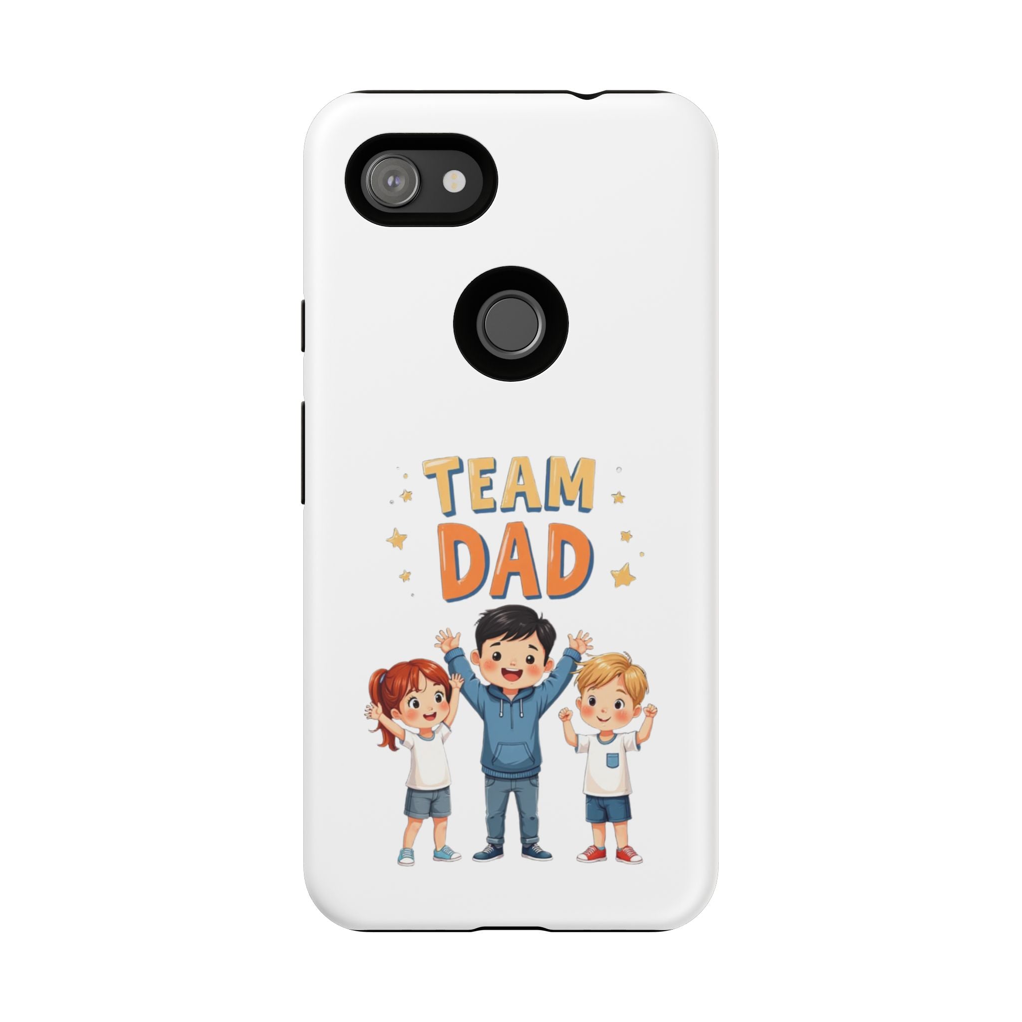 Team Dad Phone Case, Fun Gift for Fathers, Durable Phone Protector, Cute Dad Team Merchandise, Father's Day Special