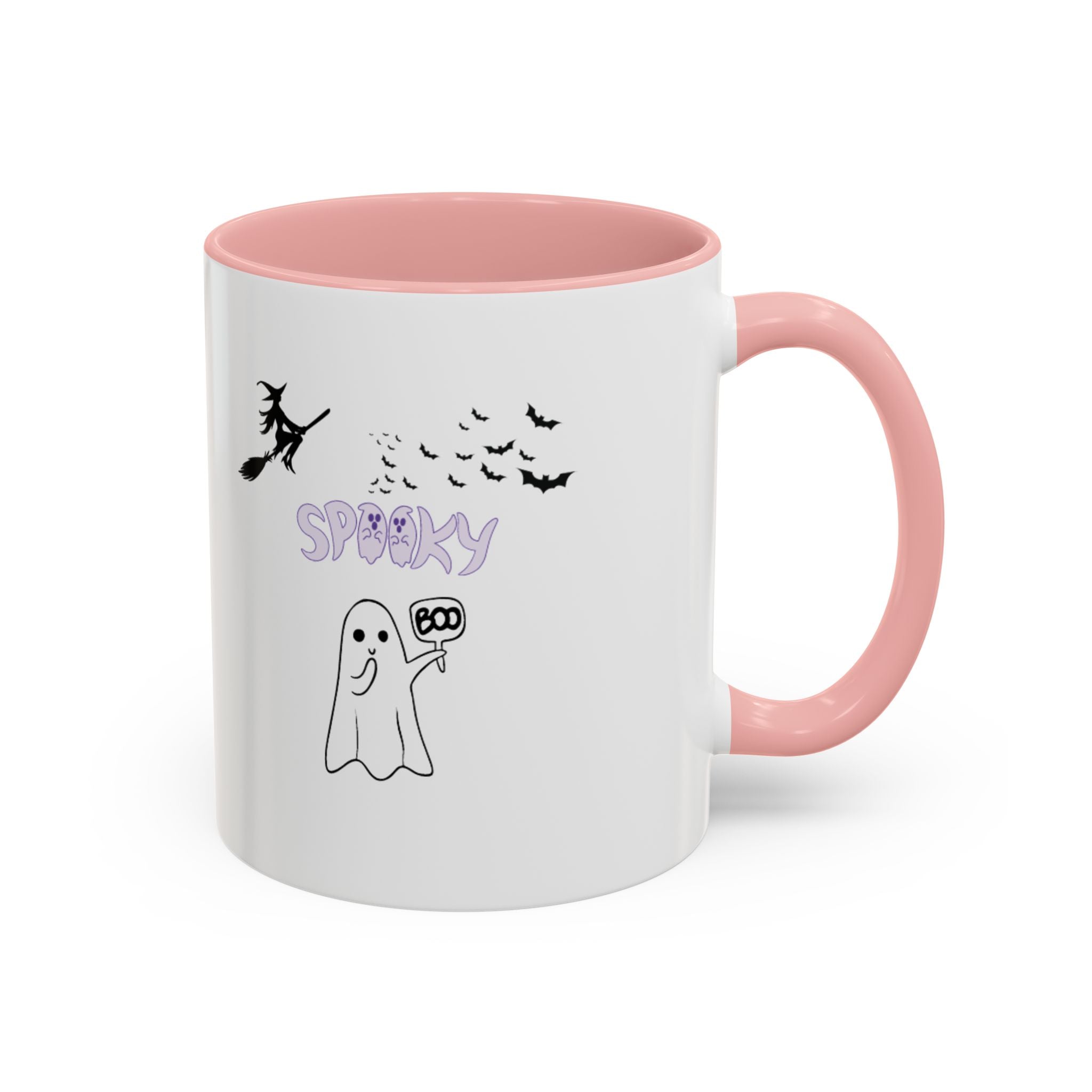 Spooky Boo Accent Coffee Mug (11, 15oz)