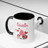 Gnome Valentine's Day Accent Coffee Mug (11, 15oz)