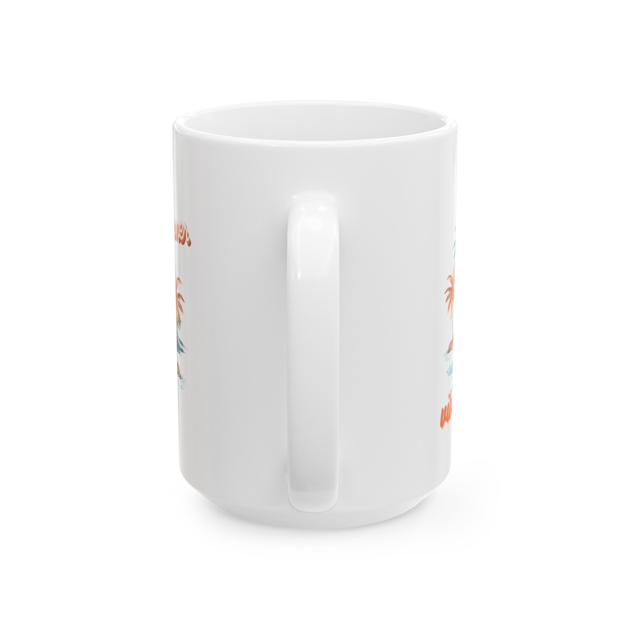 Summer Season Vibes Ceramic Mug, (11oz, 15oz)