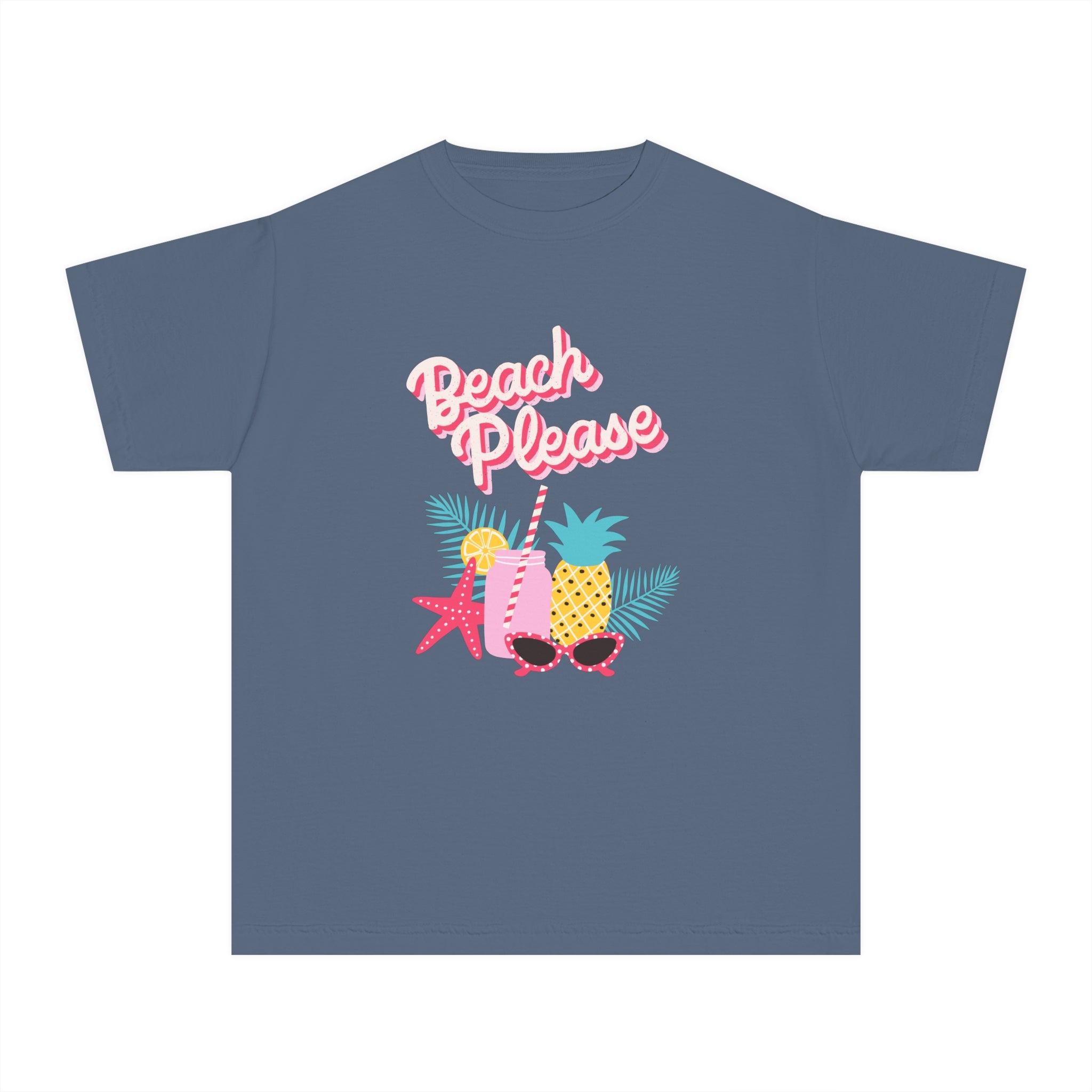 Beach Please Youth Midweight Tee