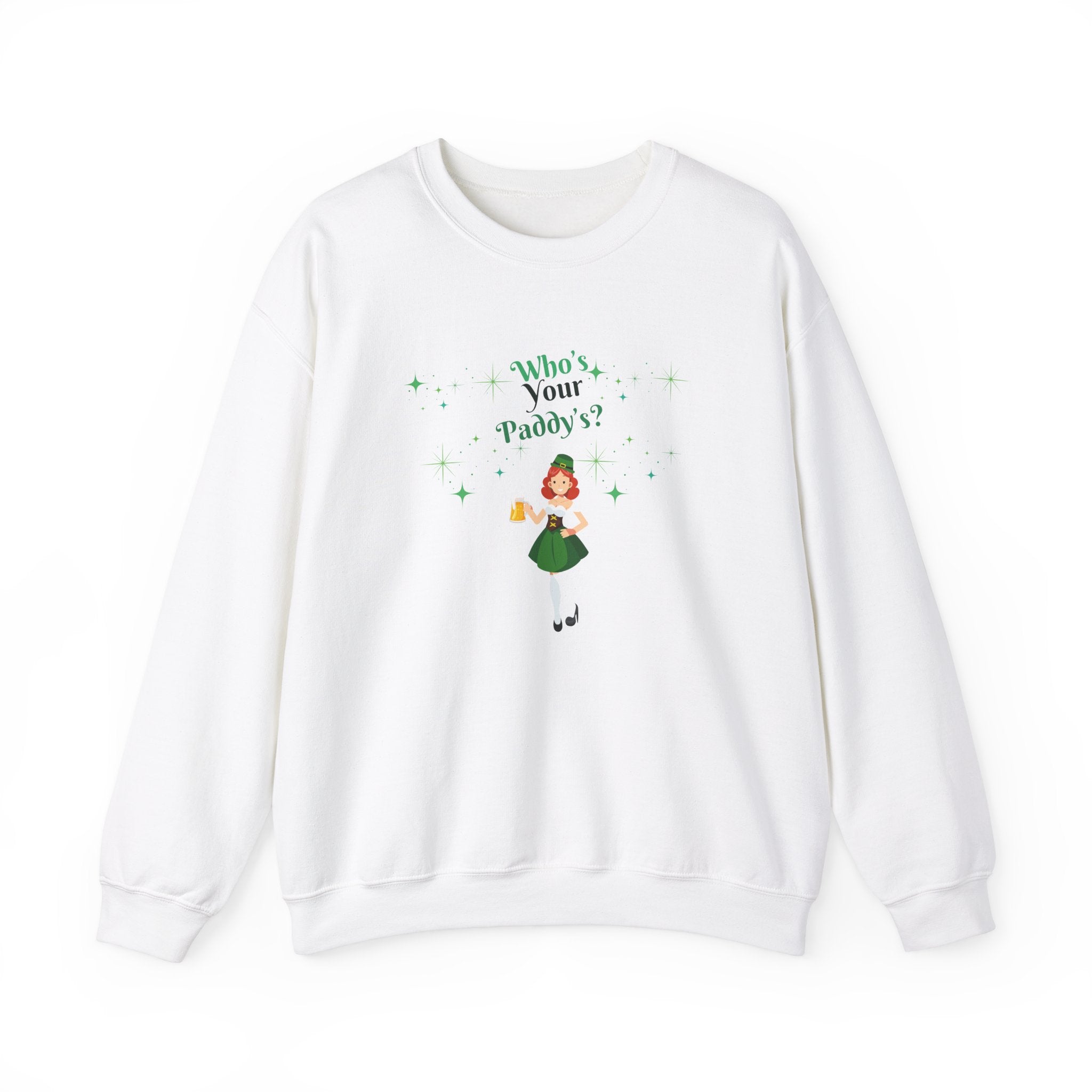 Who's Your Paddy's? Unisex Crewneck Sweatshirt - Perfect for St. Patrick's Day Celebrations
